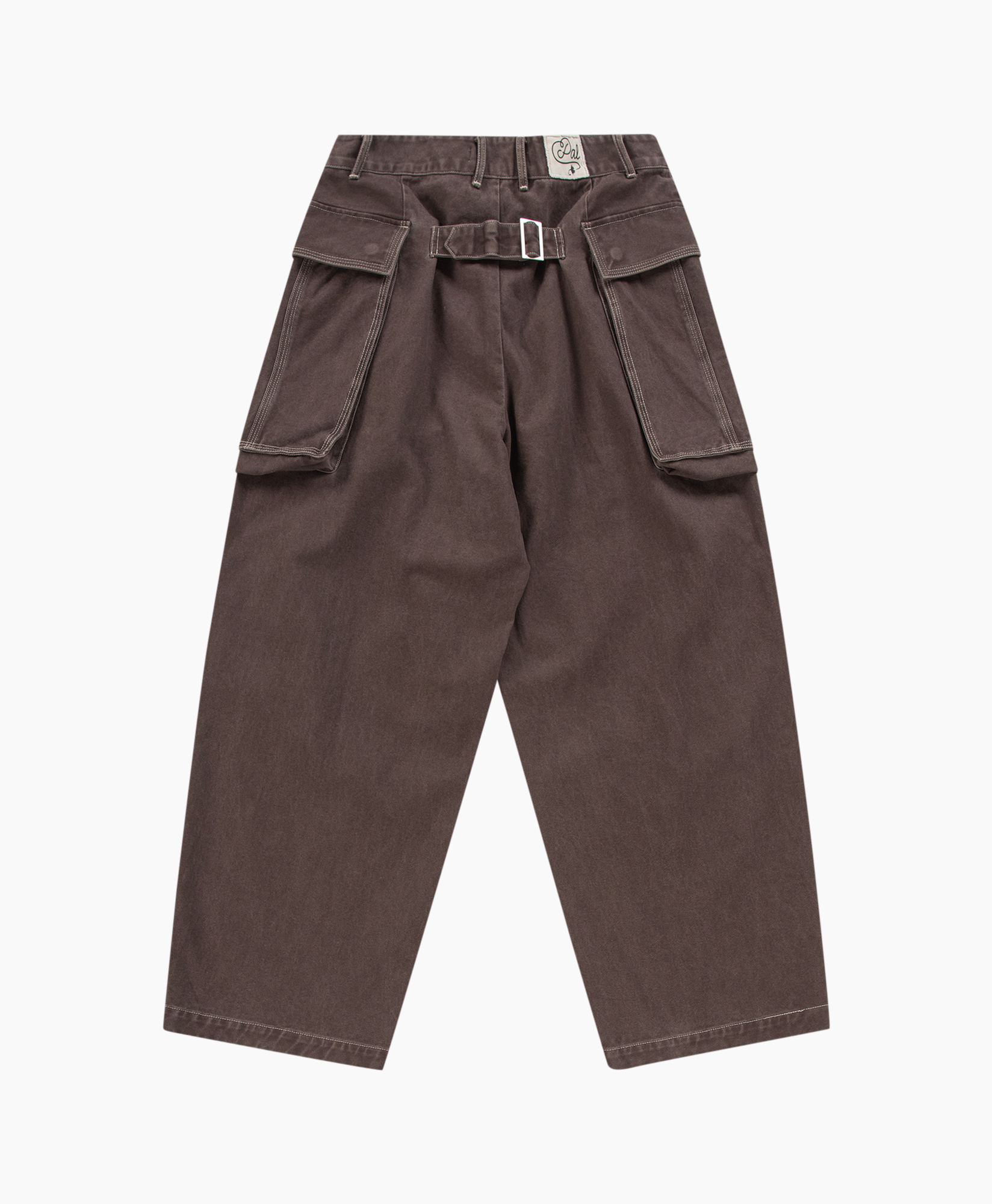 koffersbroek, cargo shorts, bruin, meerdere zakken, instelbare taille