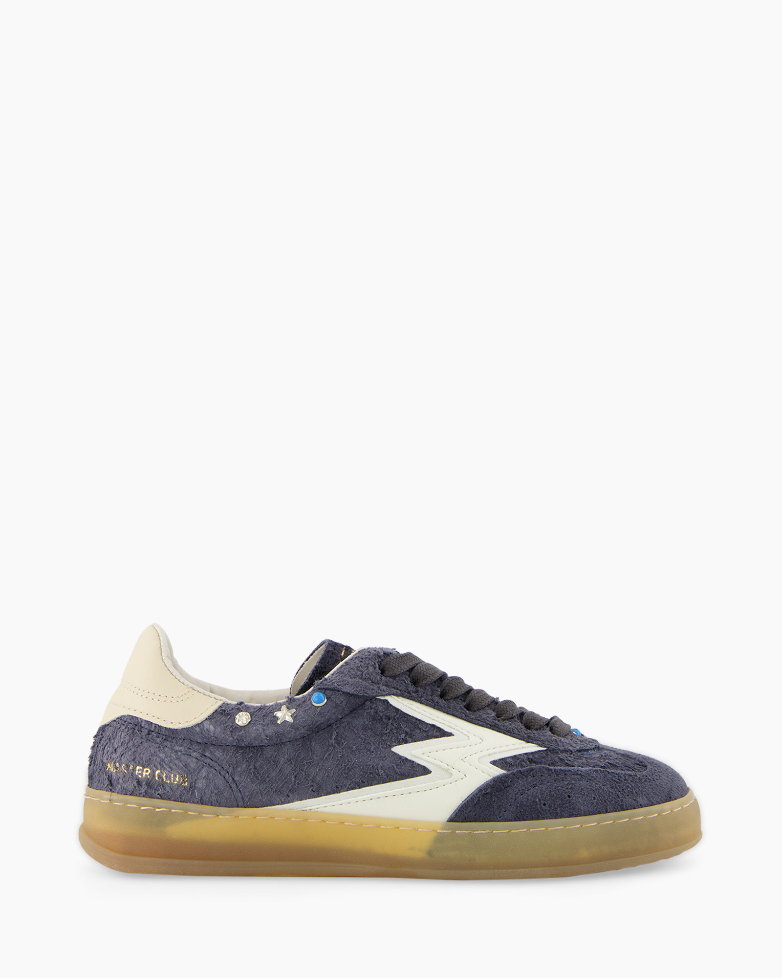 Sneaker Blackboard Scratched Club Zwart