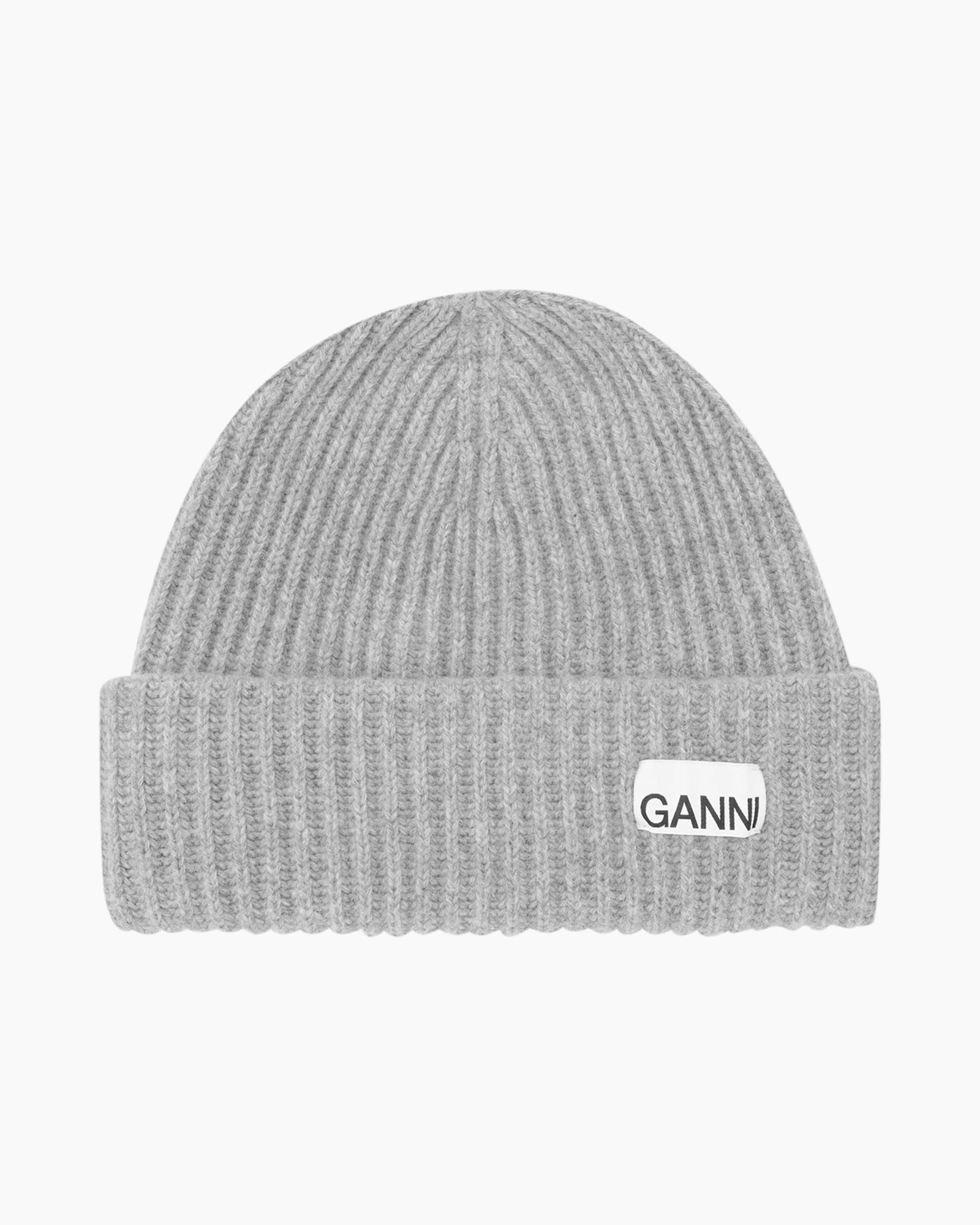 Beanie Structured Rib  Grijs