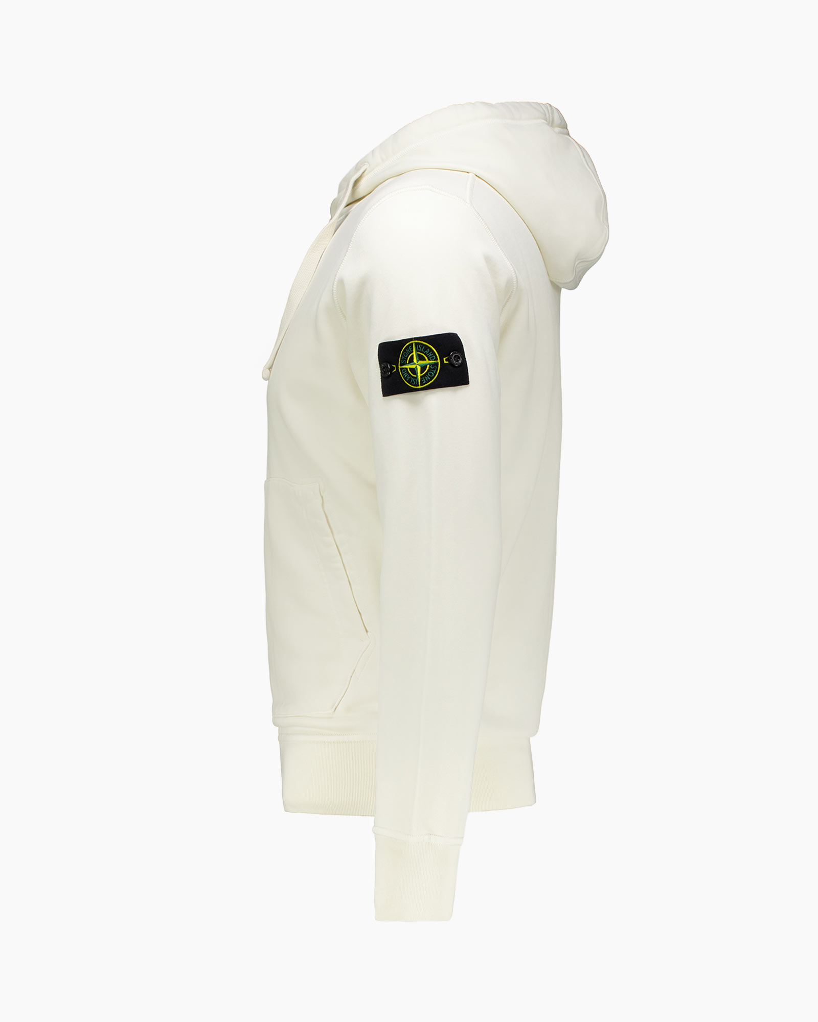 Hoodie Organic Cotton Fleece Off White