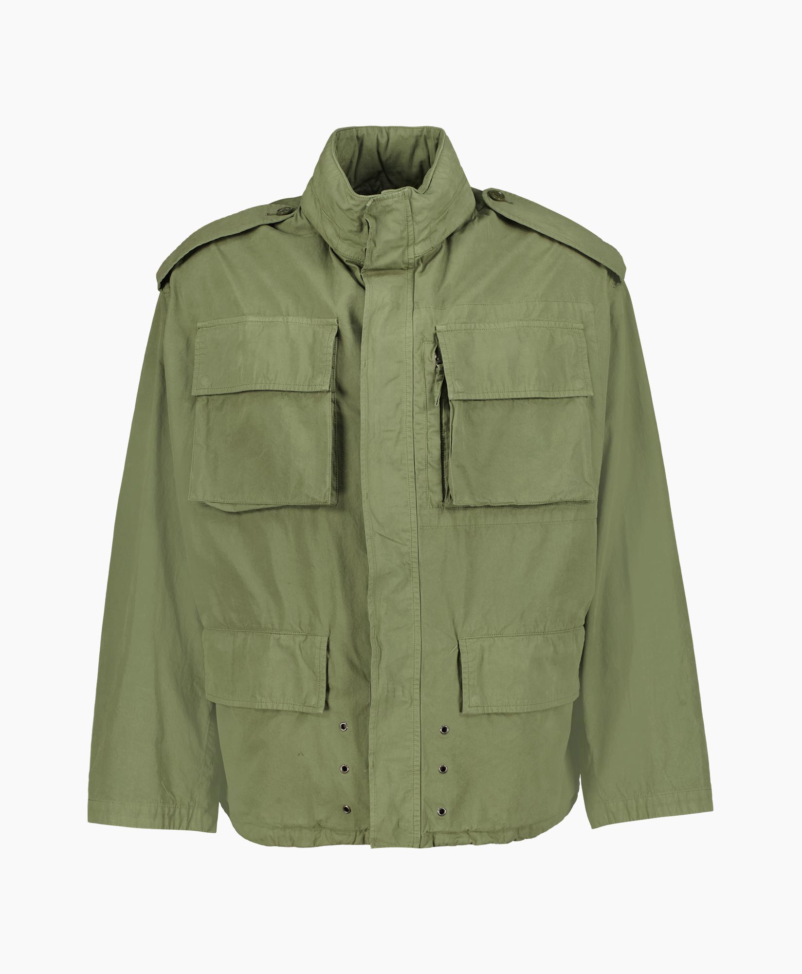 Aspesi Heren Jasje Giub. Norton Field Groen