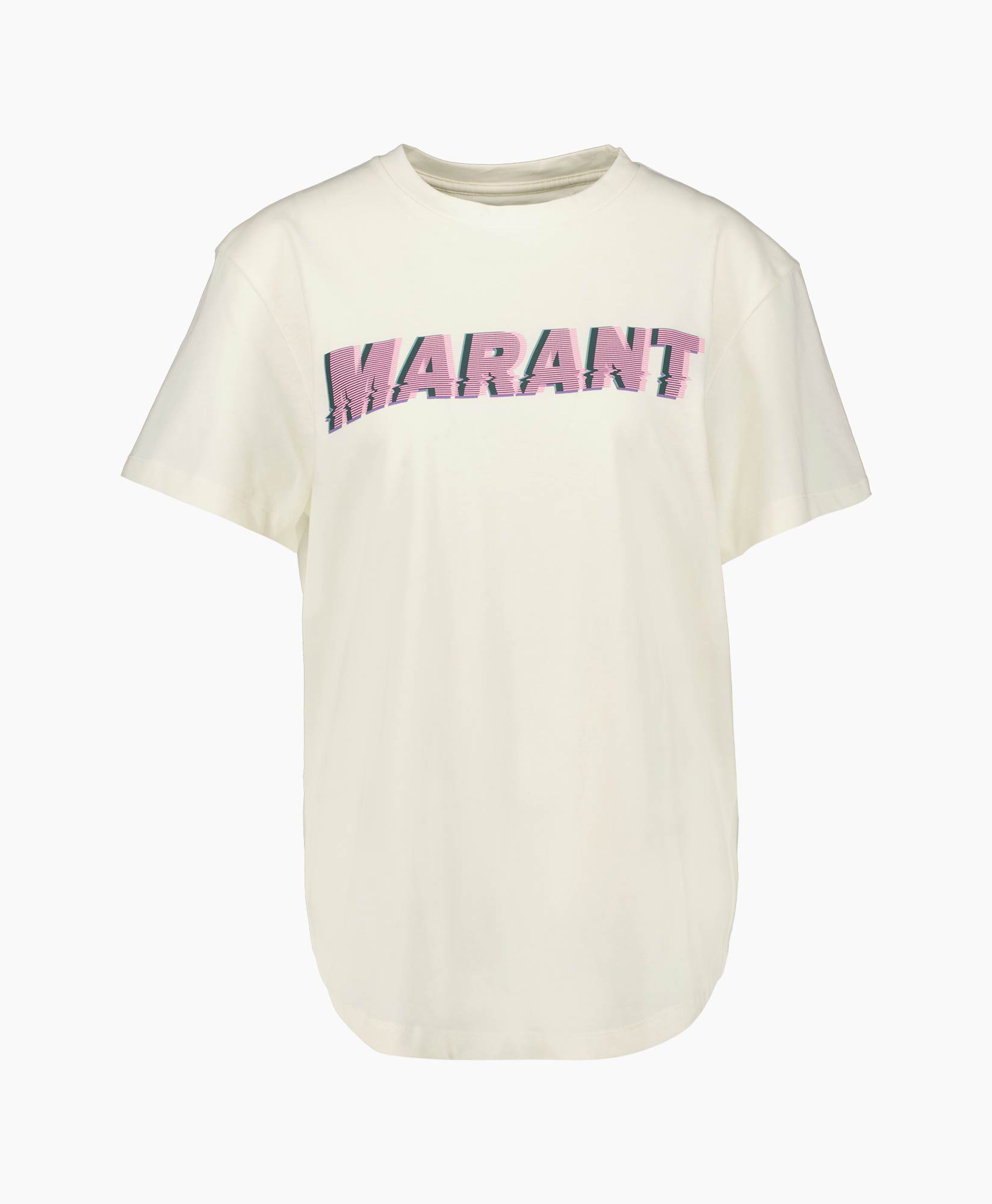 Marant Étoile T-shirt Korte Mouw Edwige Ecru