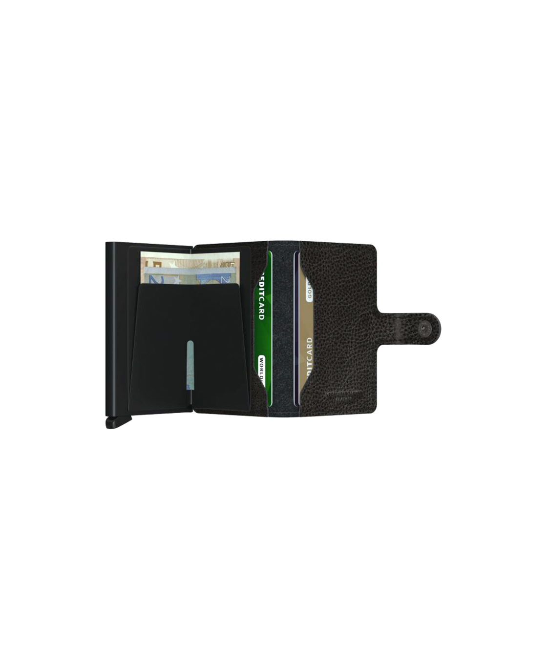 Secrid Diversen Miniwallet Veg Black Zwart