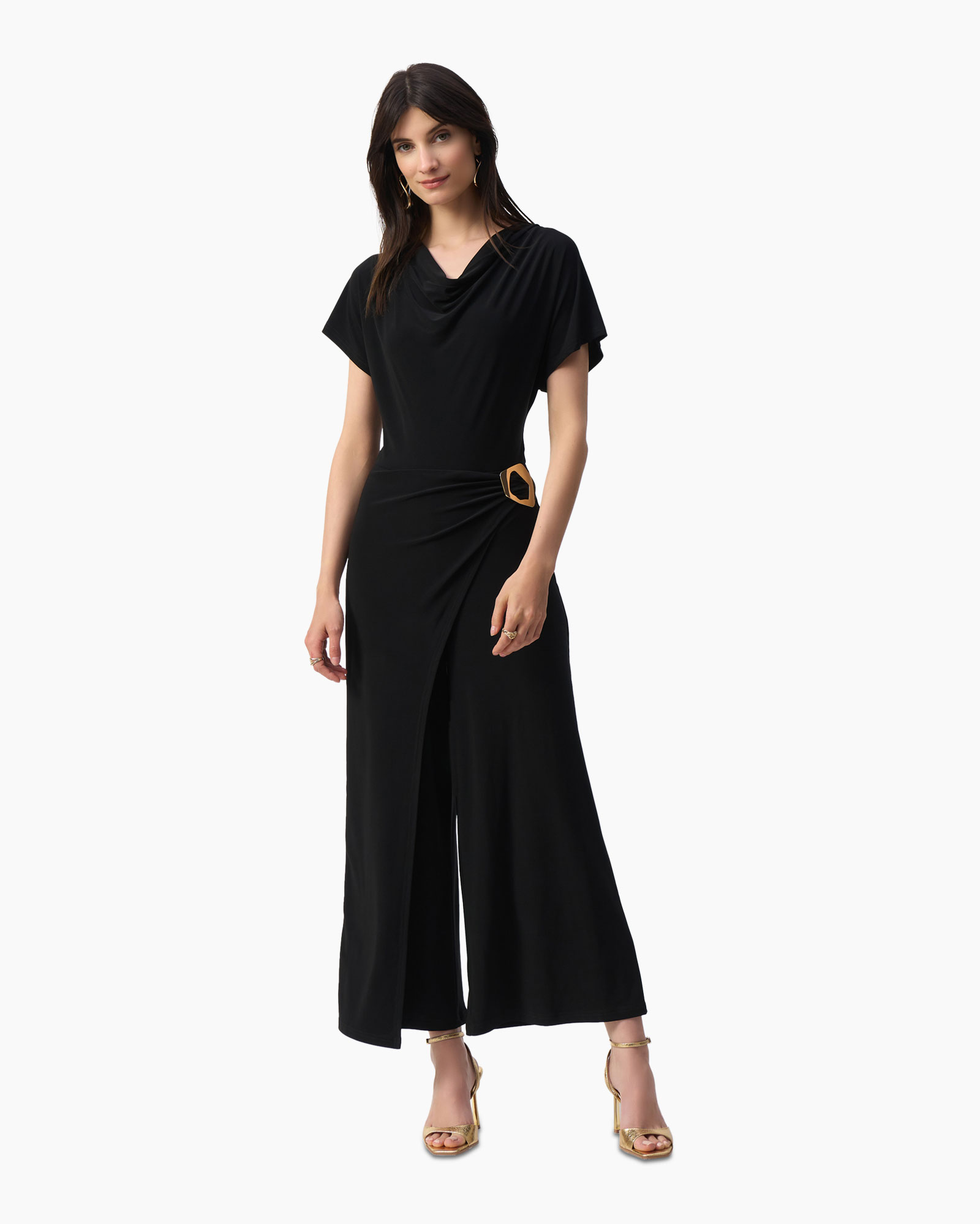 Jumpsuit Short Sleeved Zwart