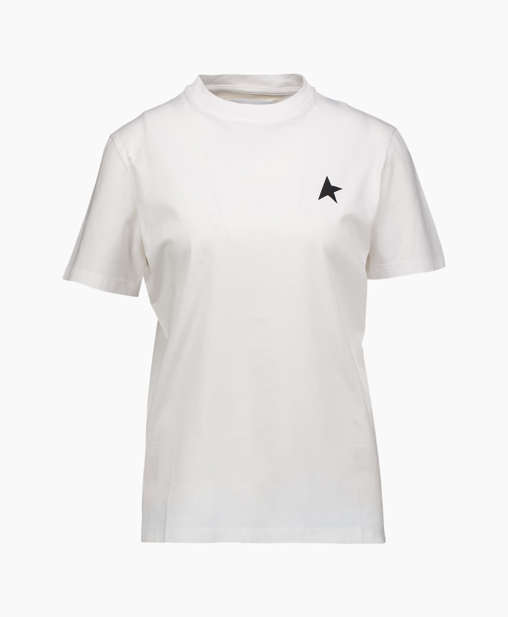 T-shirt Korte Mouw Star W's Regular Small Star Bla Wit