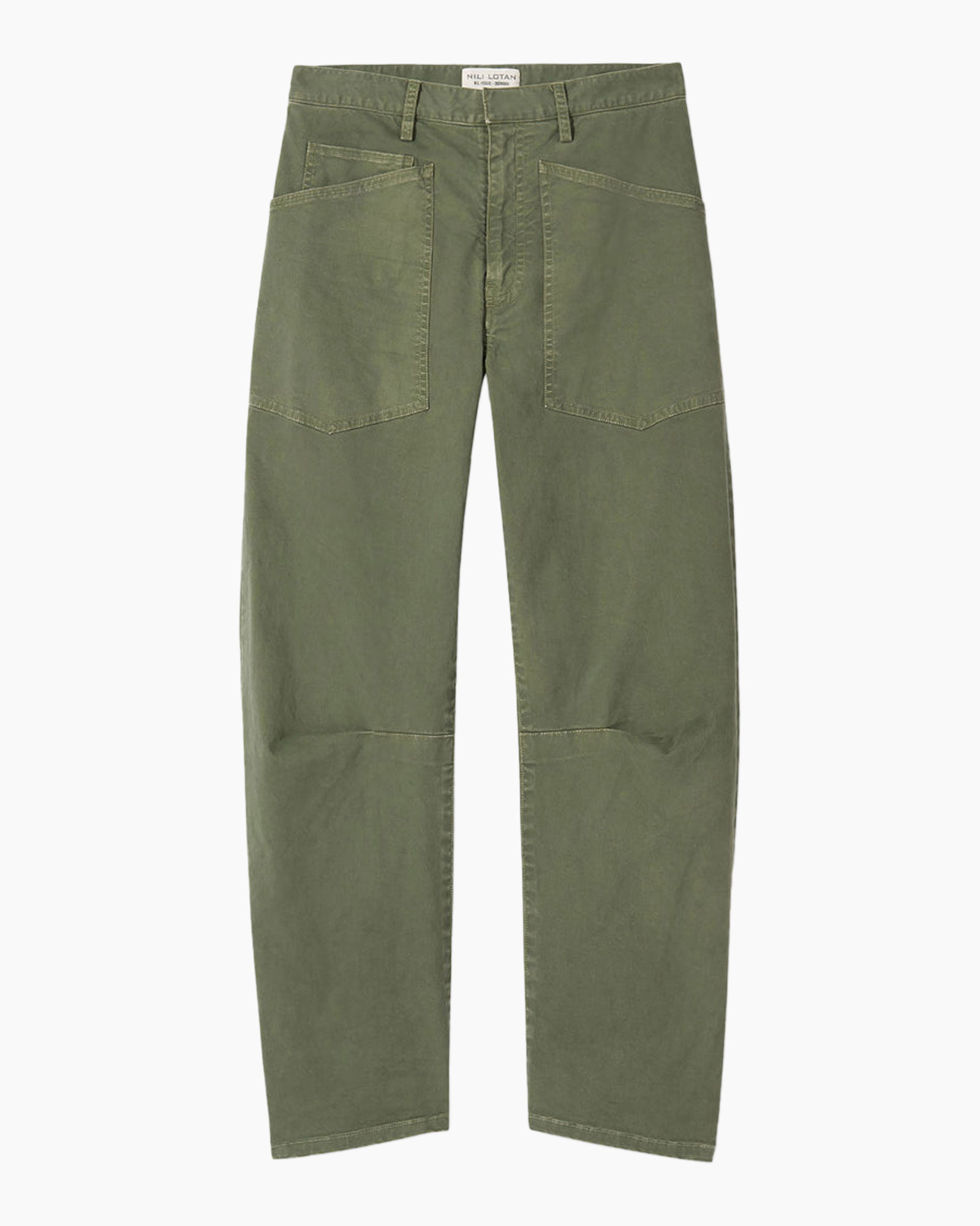 broek, olijfgroen, khaki, cargo, zakken
