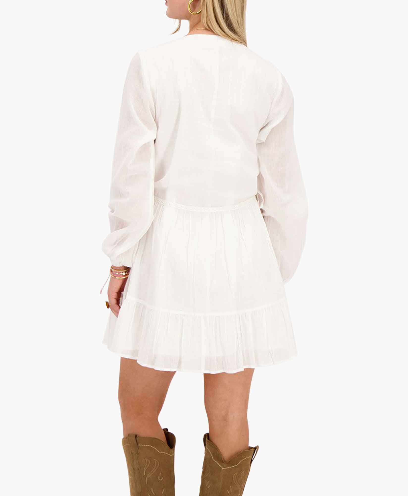 Mini Jurk Mj09923 Wit Mini Jurk Mj09923 Wit