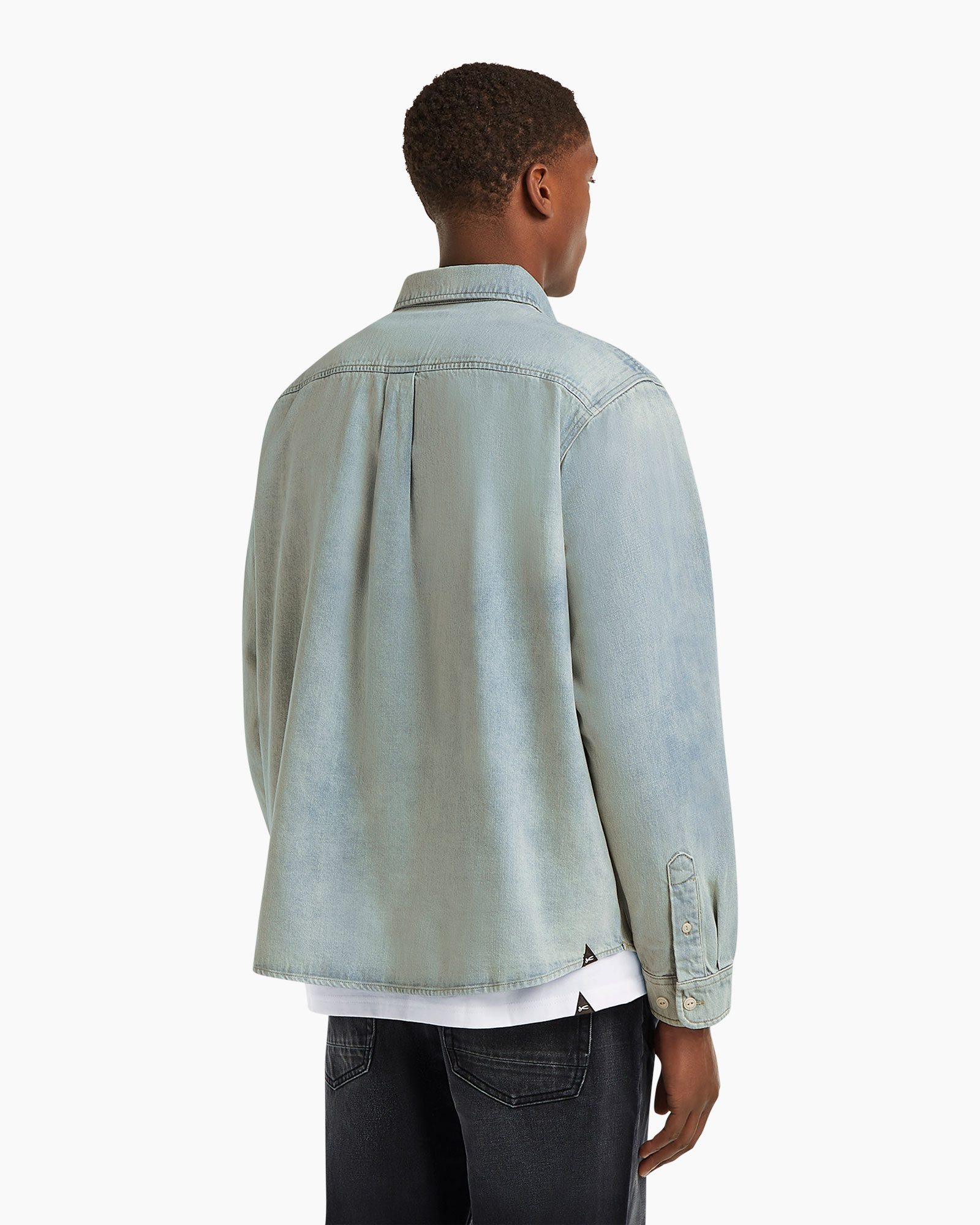 Overhemd Ben Shirt Vrw Blauw
