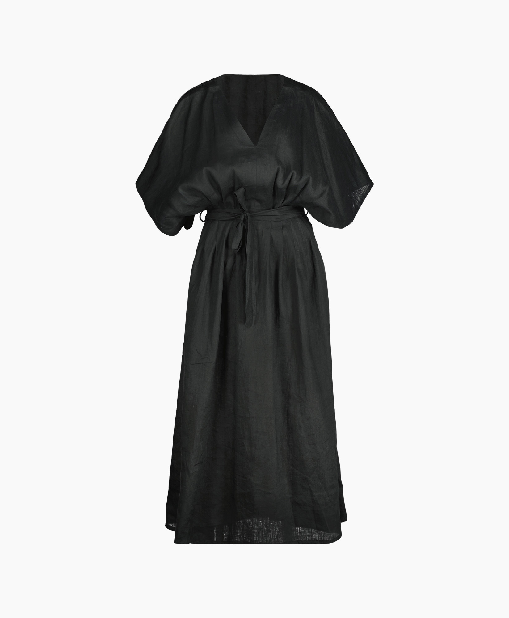 Greek Archaic Kori Maxi Jurk 130481 Donker Grijs
