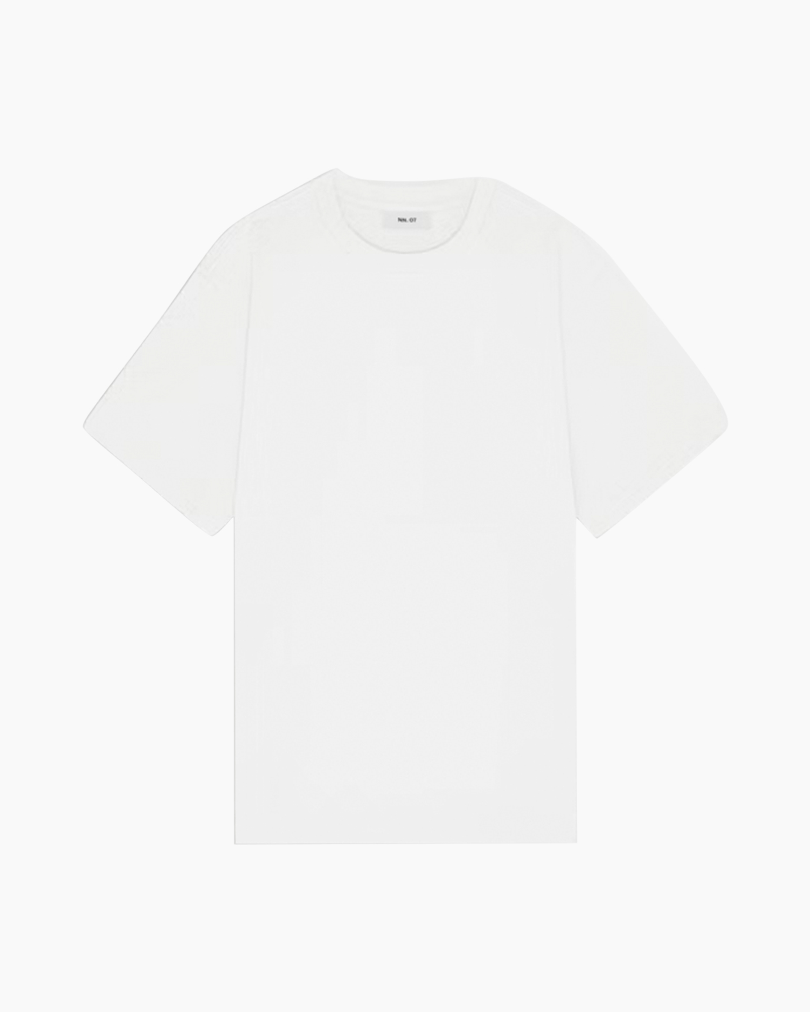 T-shirt Korte Mouw Nat Ss Logo 3457 Wit