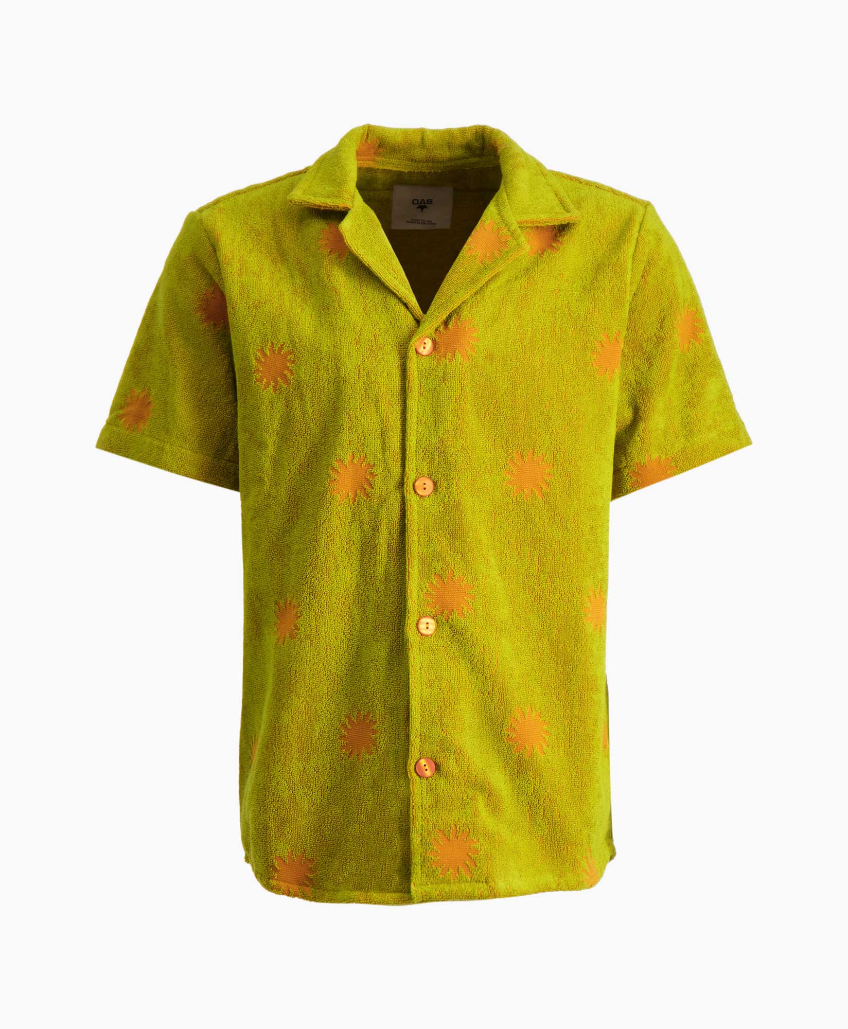 Oas Overshirt Sunny Forest Cuba Terry Print + 2 Kleurig