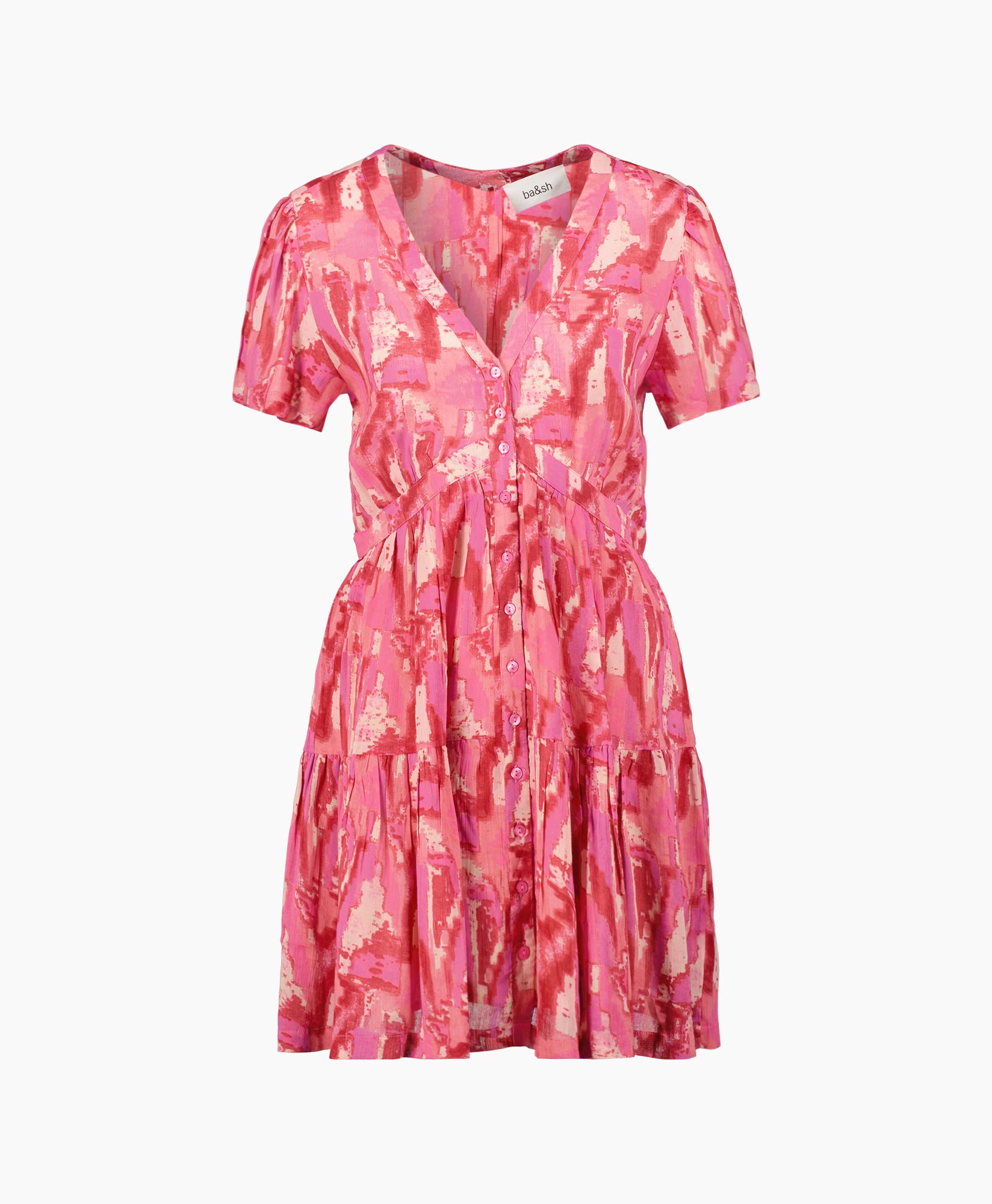 Ba&sh Mini Jurk Talita Pink