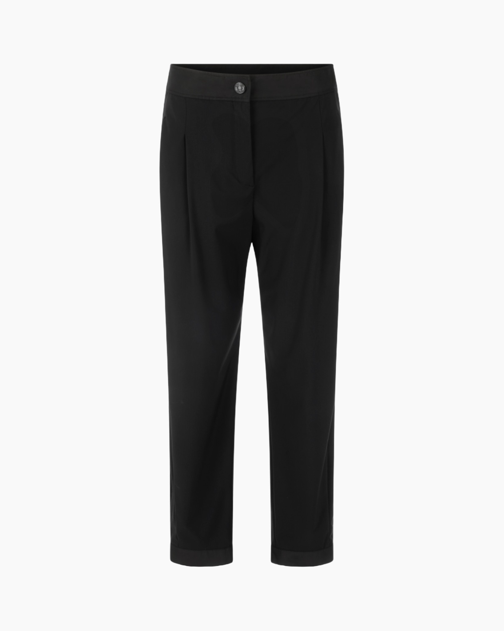 broek, zwart, broek, slack, tailleband