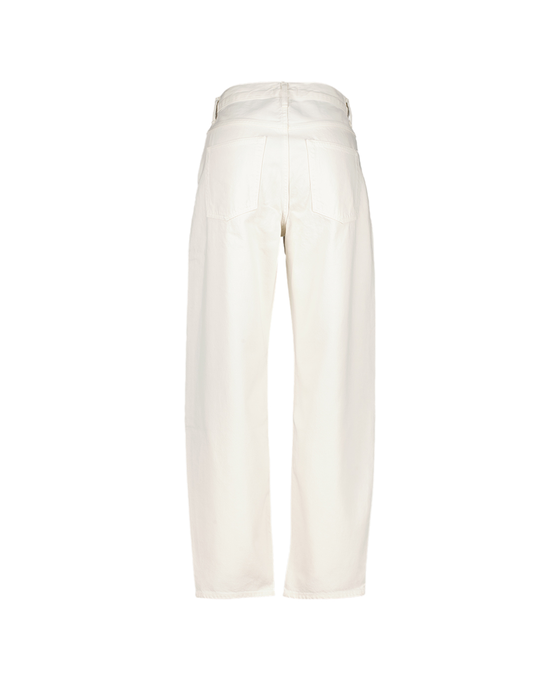 Agolde Jeans Tapered Baggy In Drum Off White