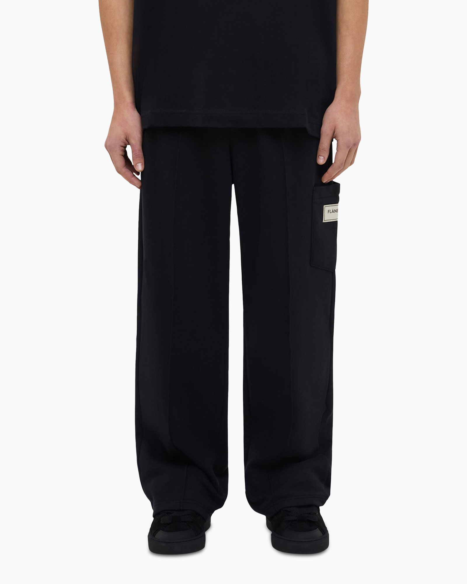 Broek Atelier Tailored Casual Zwart