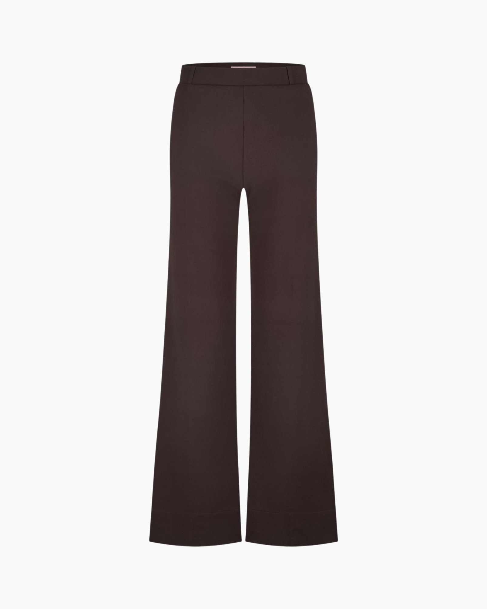 Broek Loreen Punto Trousers Donker Bruin
