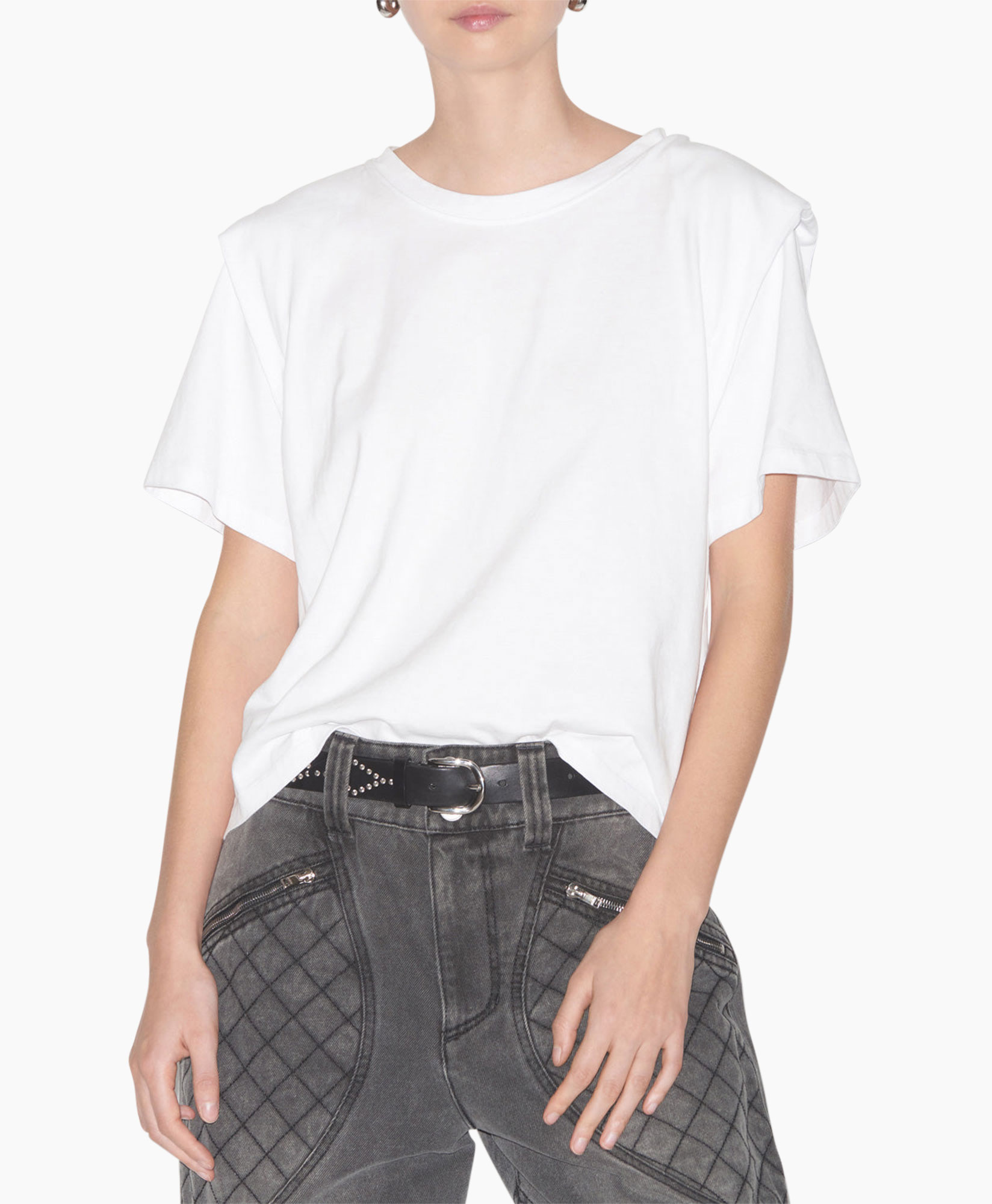 T-shirt Korte Mouw Zelitos-ga Wit