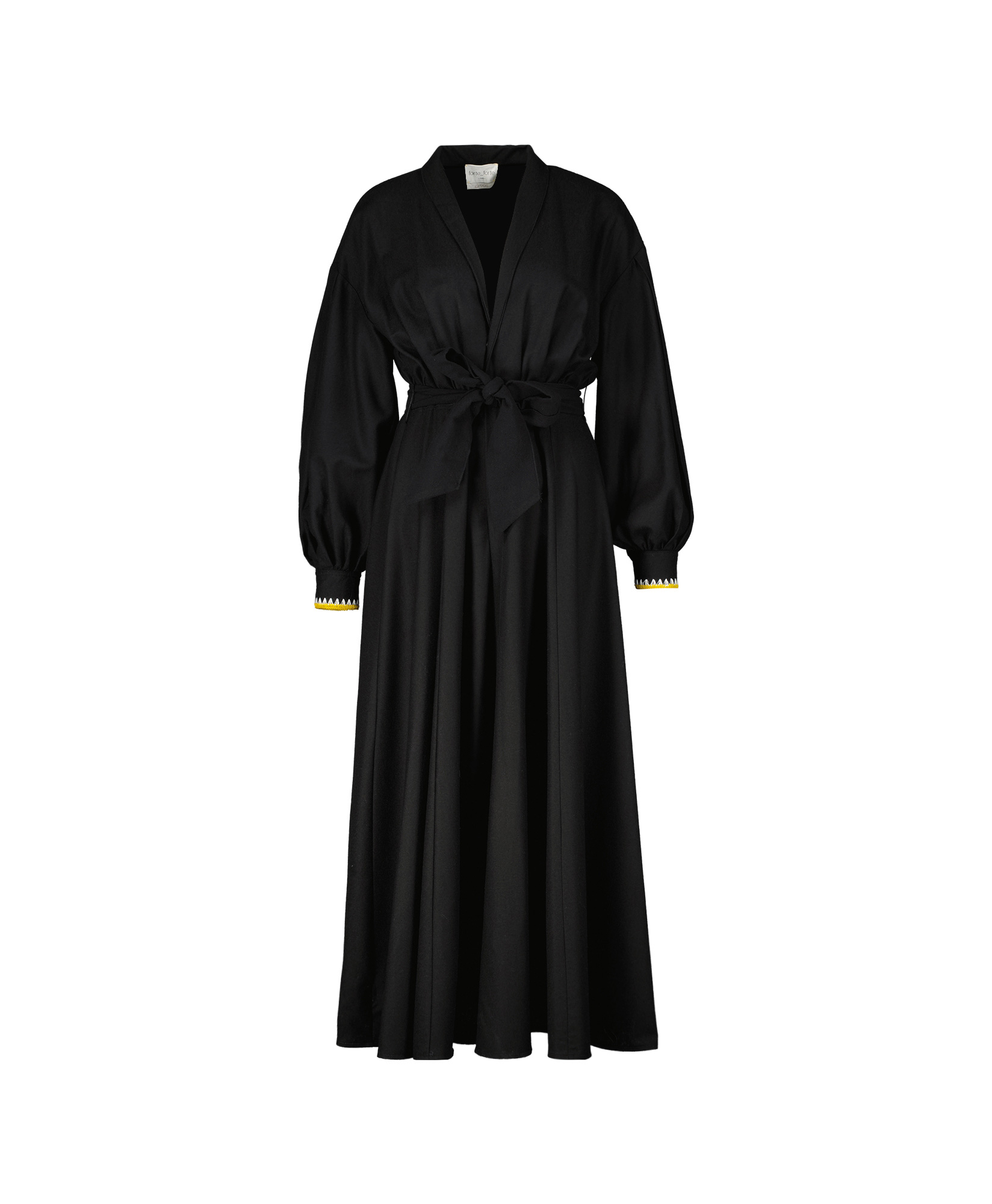 Forte- Forte Maxi Jurk 9645 Zwart