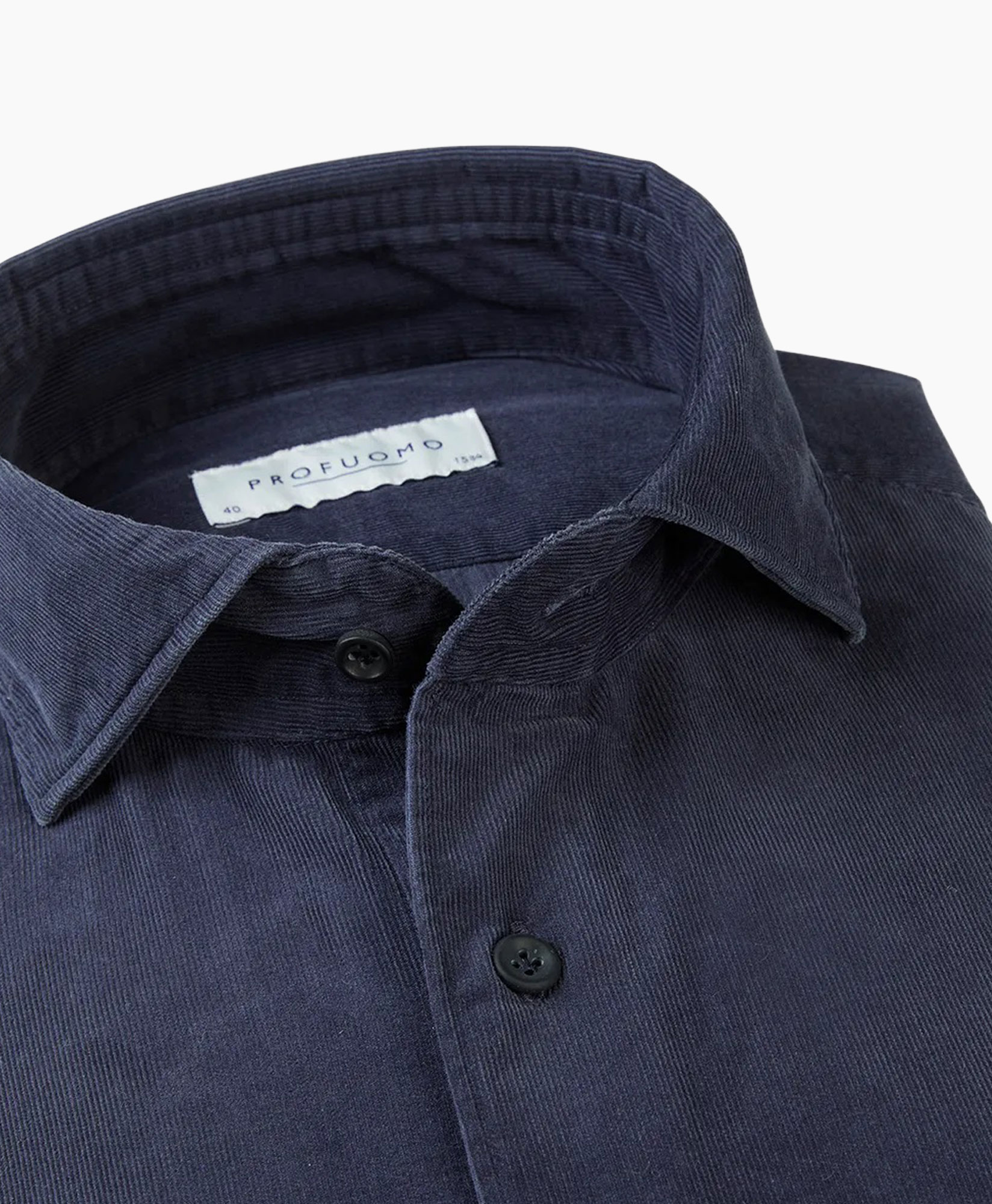 Overhemd Shirt Cutaway Sc Sf Mid Blue Blauw