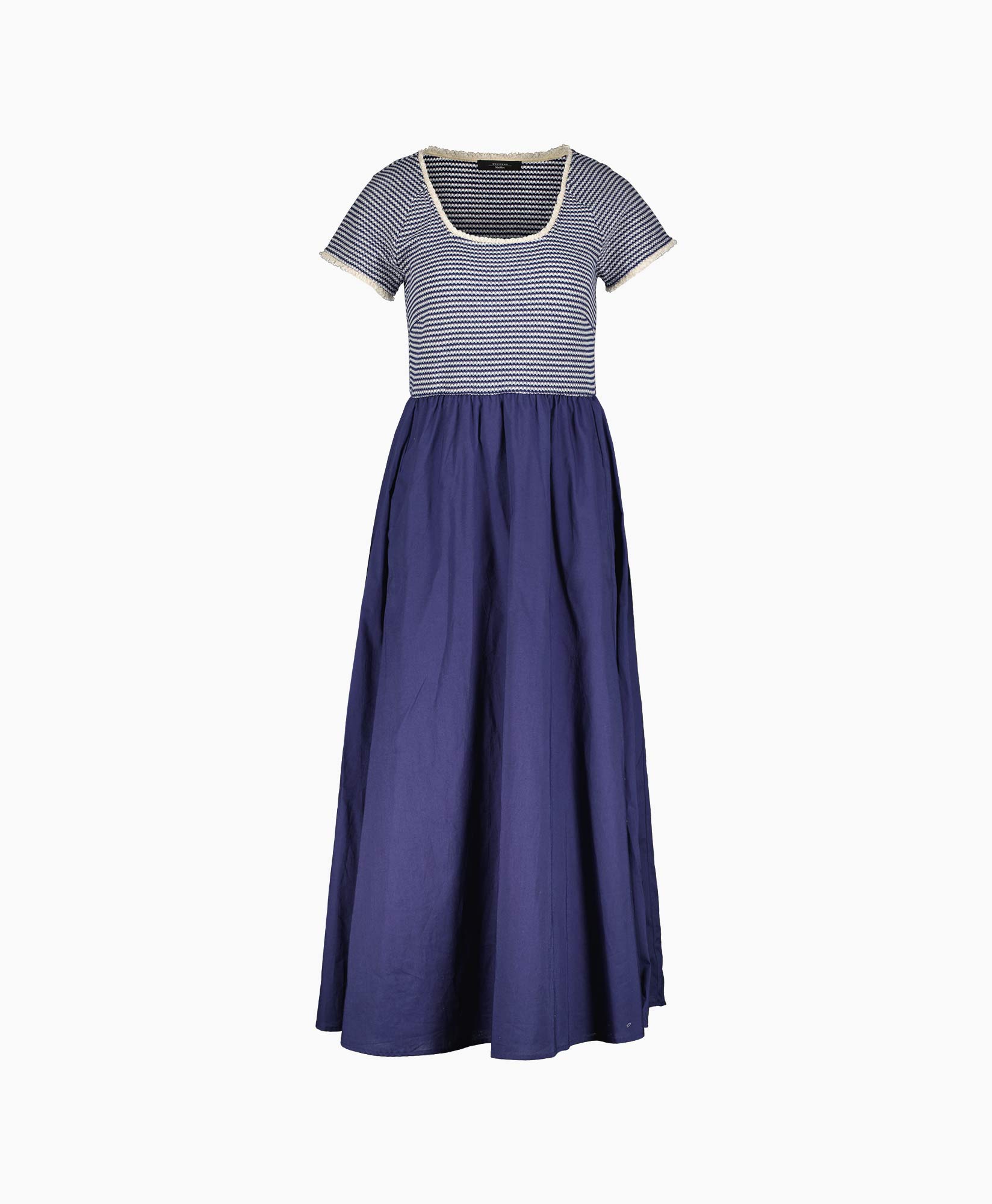 Maxmara Weekend Maxi Jurk Parole Blauw dessin