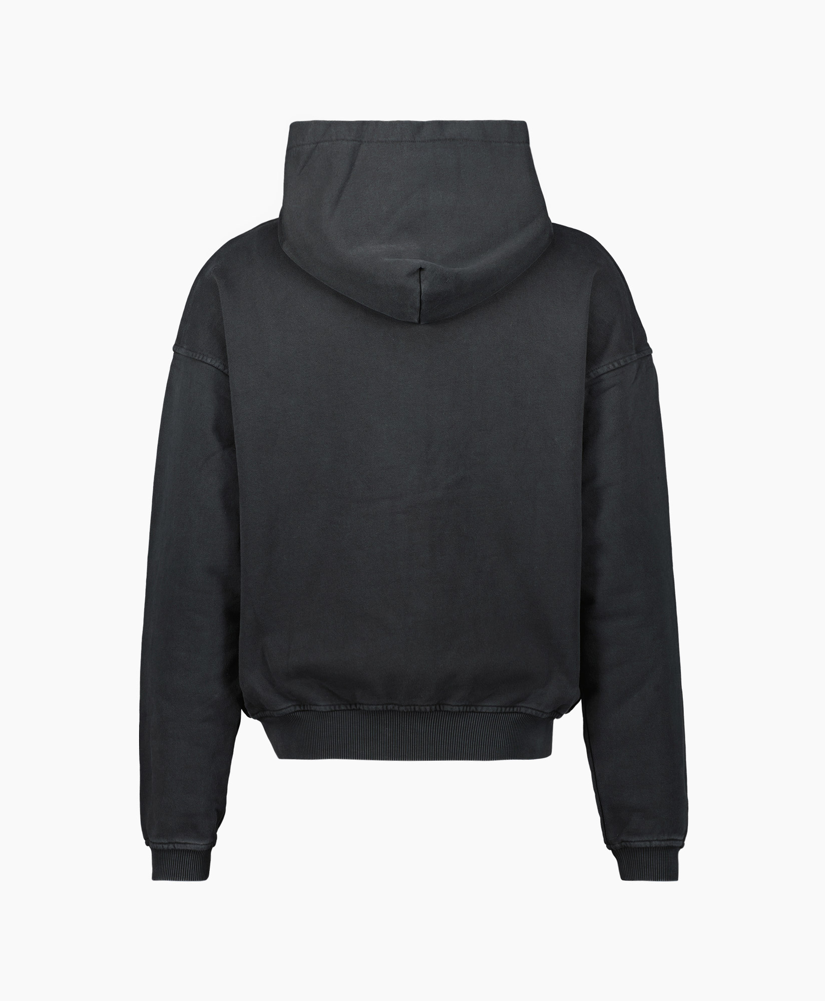 Flaneur Homme Hoodie Flaneur Homme Rivettes Zip-up Zwart