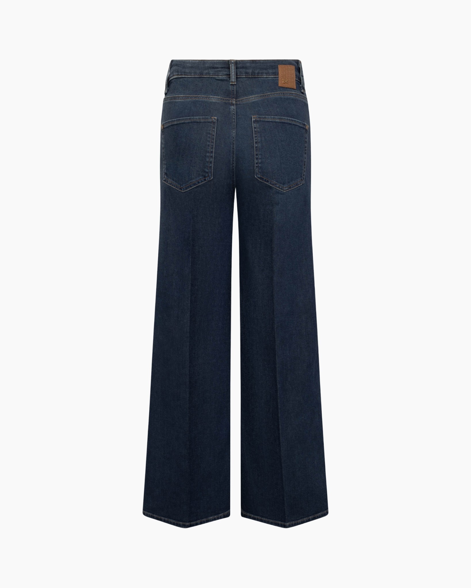 denim, spijkerbroek, wijdedelig, blauw, broek