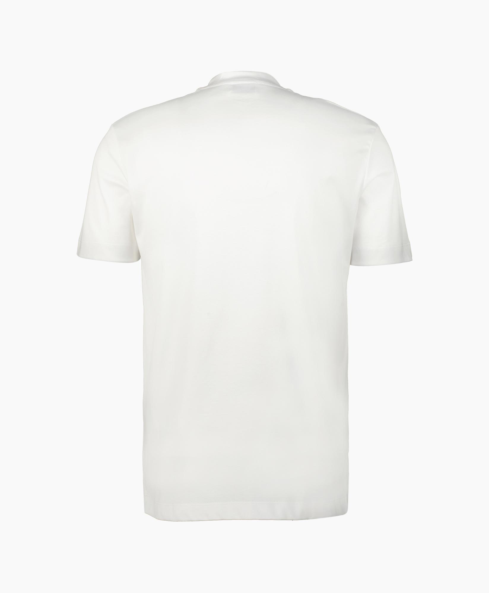 T-shirt Korte Mouw Interlock Supima Wit