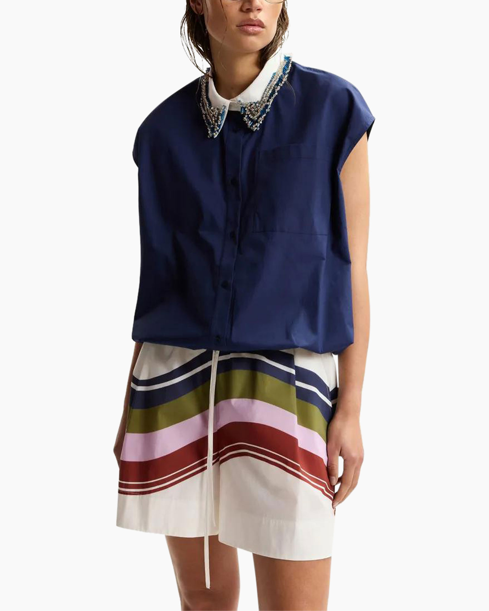 Blouse Janky Donker Blauw