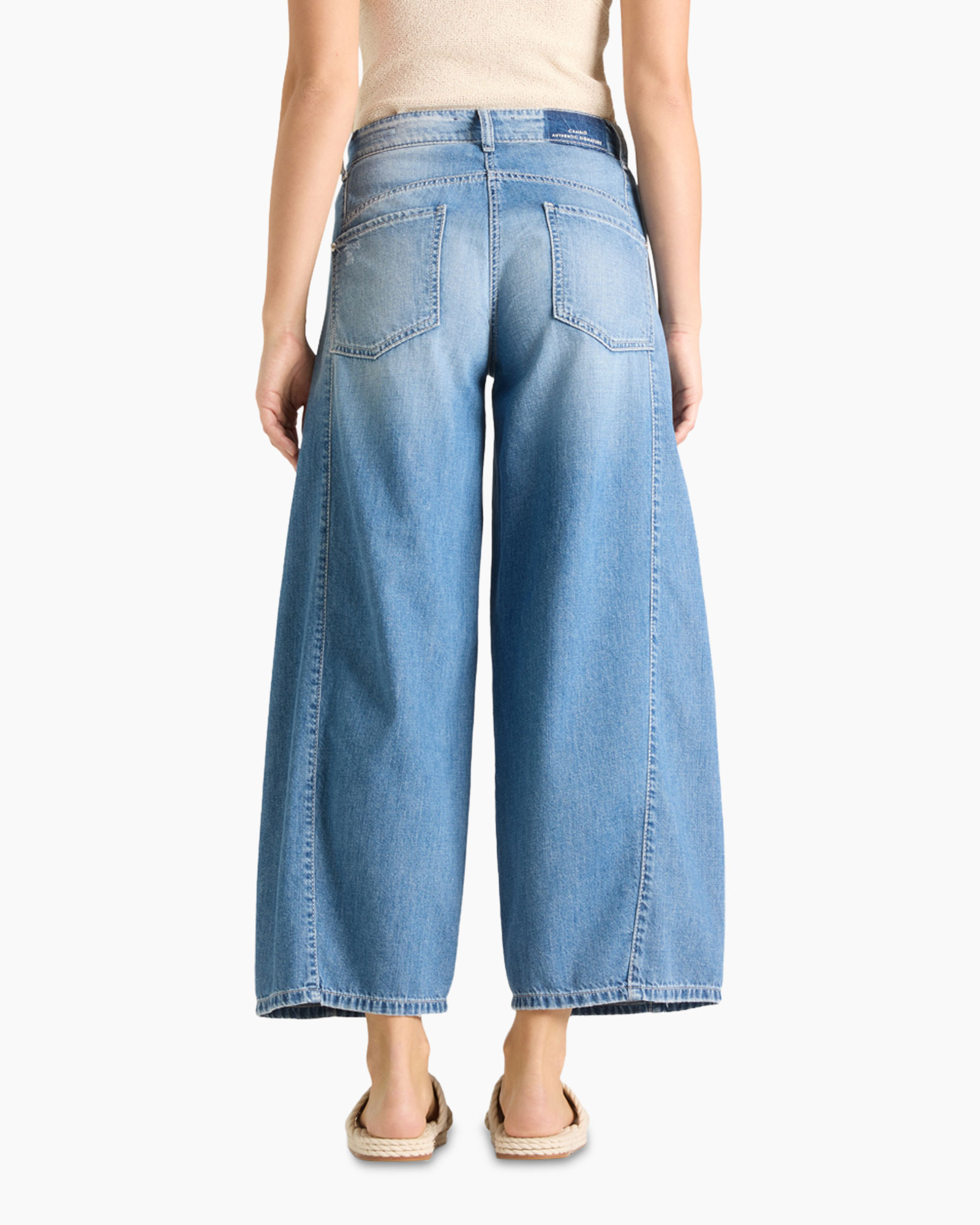 jeans, wide-leg, denim, light-wash, pants