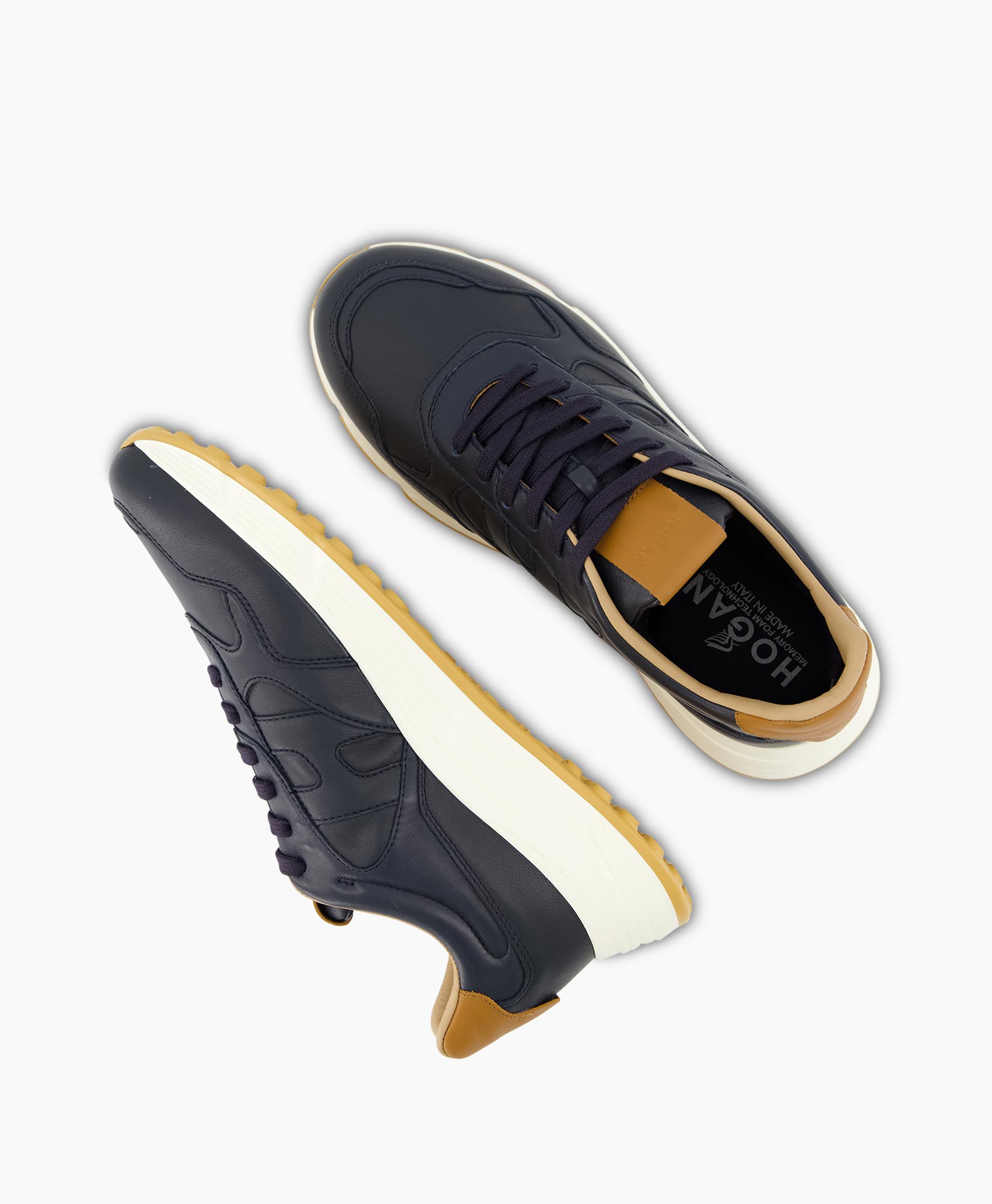 Hogan  Sneaker Hxm5630ec01o6401a Donker Blauw