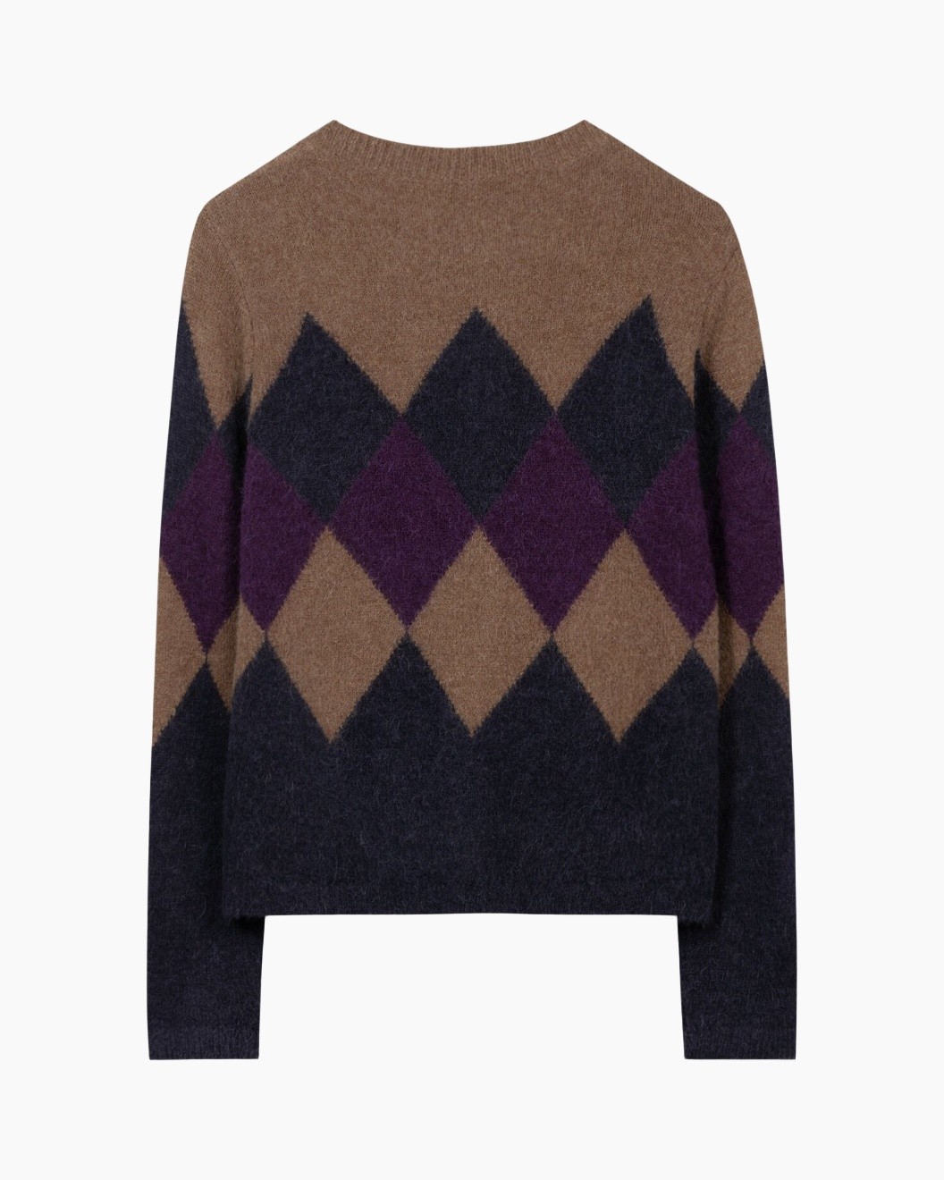 argyle, sweater, brei, multicolor, pullover