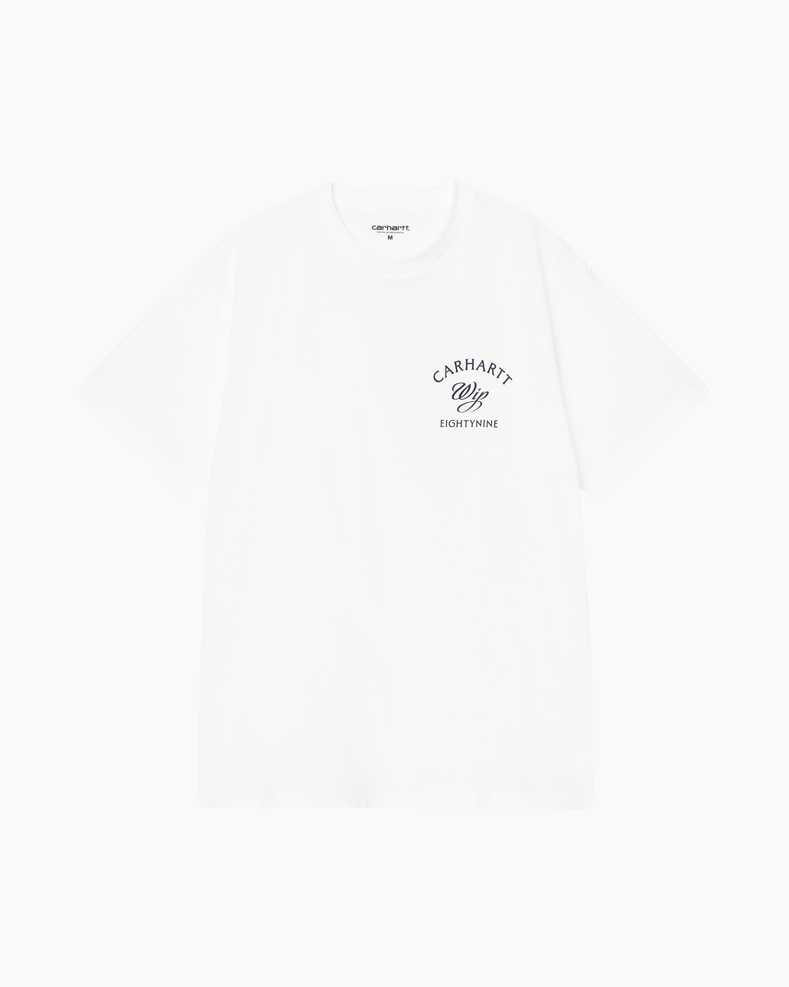 t-shirt, white, short-sleeve, logo, graphic