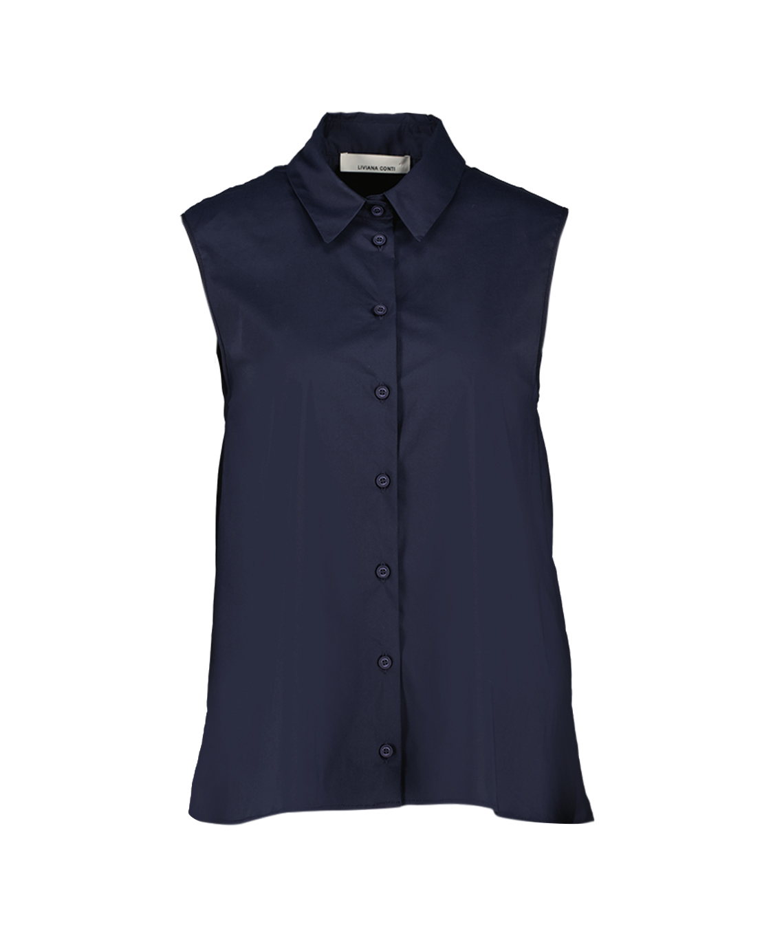 Liviana Conti  Blouse L2sk44 Donker Blauw