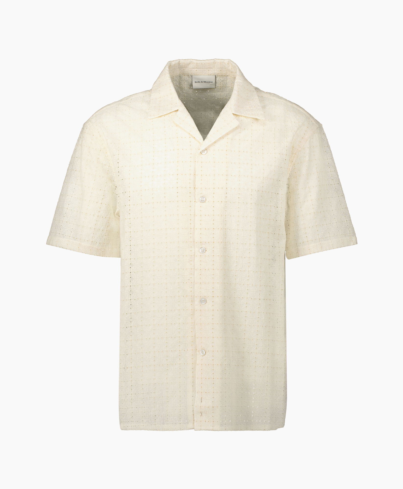 Drole De Monsieur Overhemd La Chemise Naperon Ecru