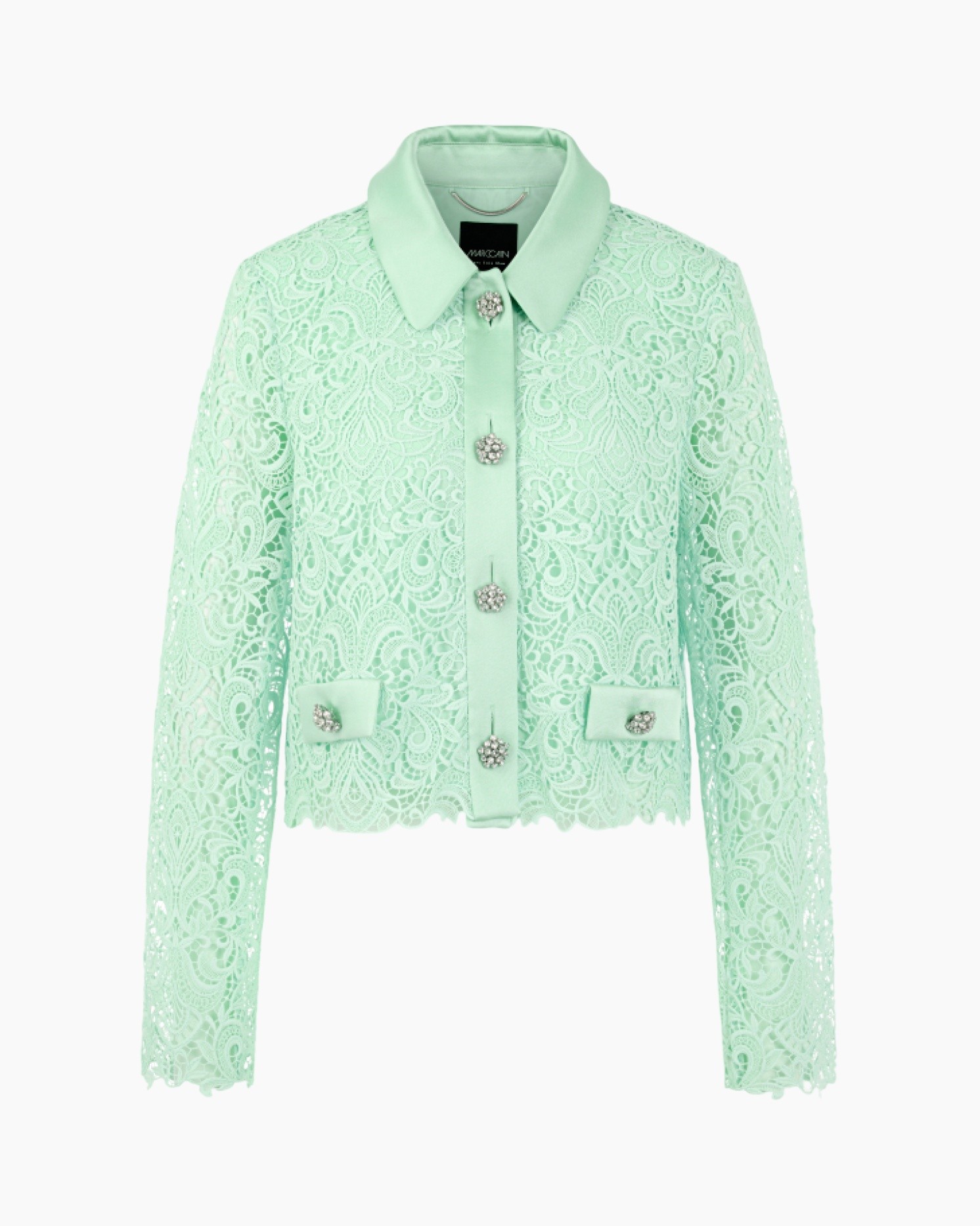 kantenkant, kraag, mintgroen, knopen, korte]} }json_source```? Wait. We need NL translations. Let's craft proper nl: lace = kantwerk? Lace = kant. cardigan = cardigan. mint green = mintgroen. buttons = knopen. cropped = kort?