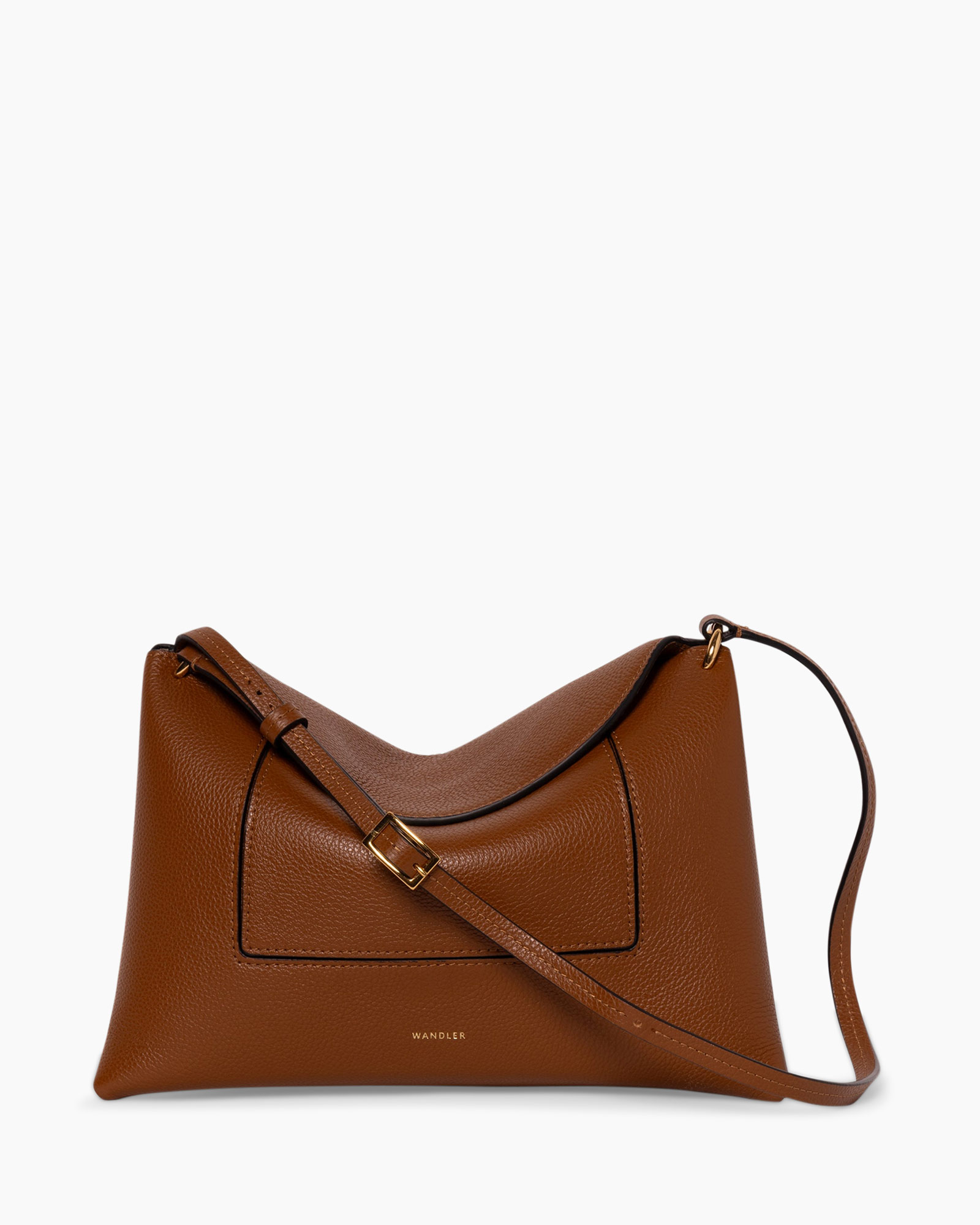 Crossbody Tas Penelope Slouch Bruin