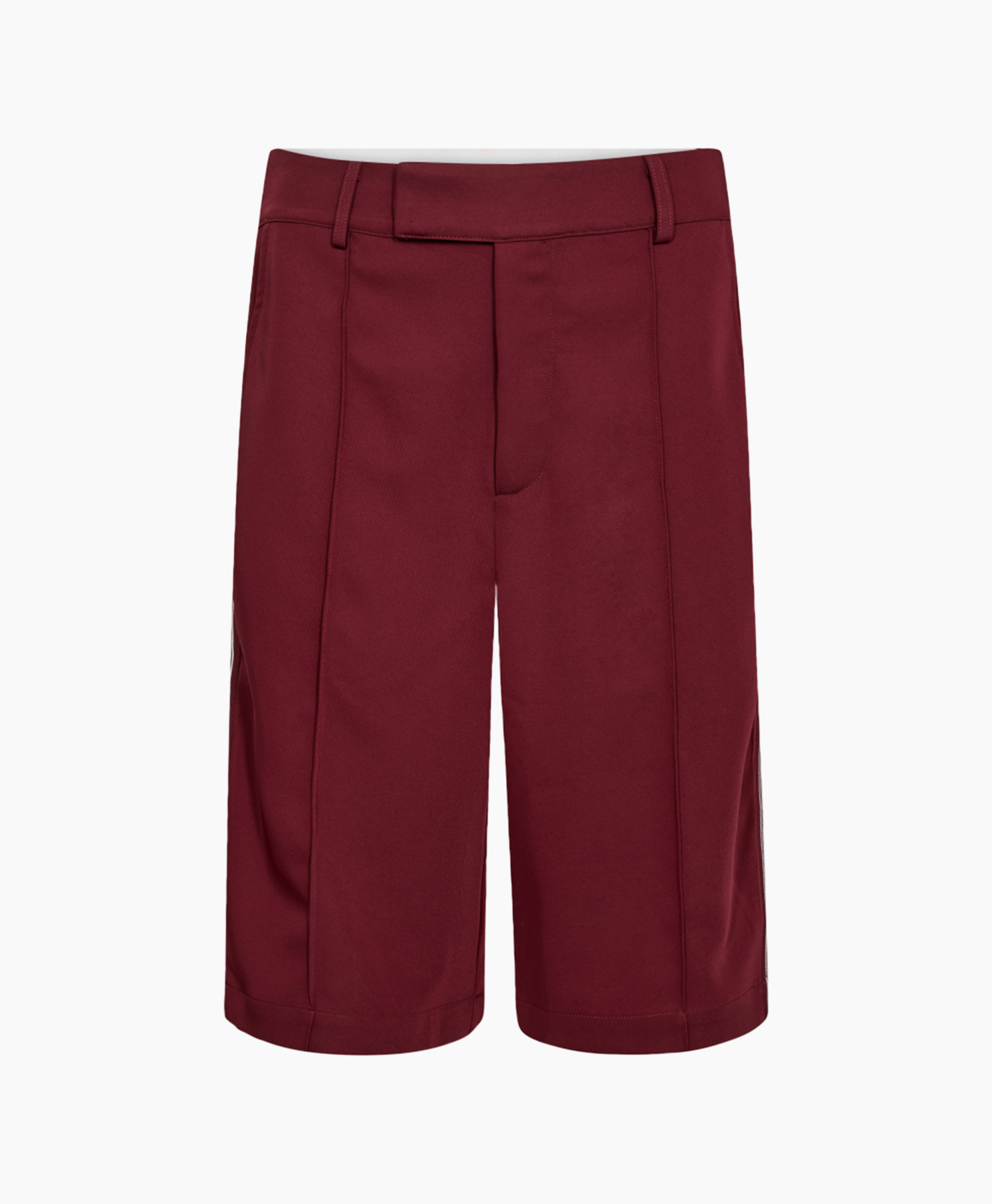 Korte Broek Amina Crease Bordeaux