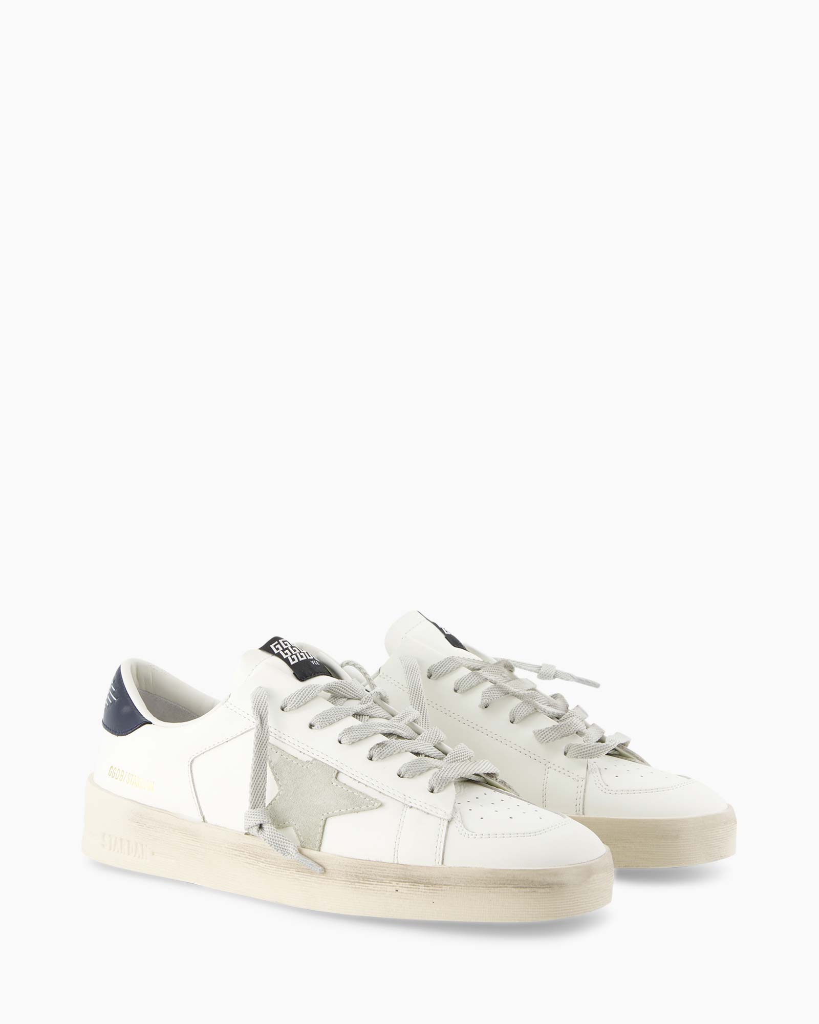 Sneaker Stardan Leather Upper Star Shiny Leather Wit
