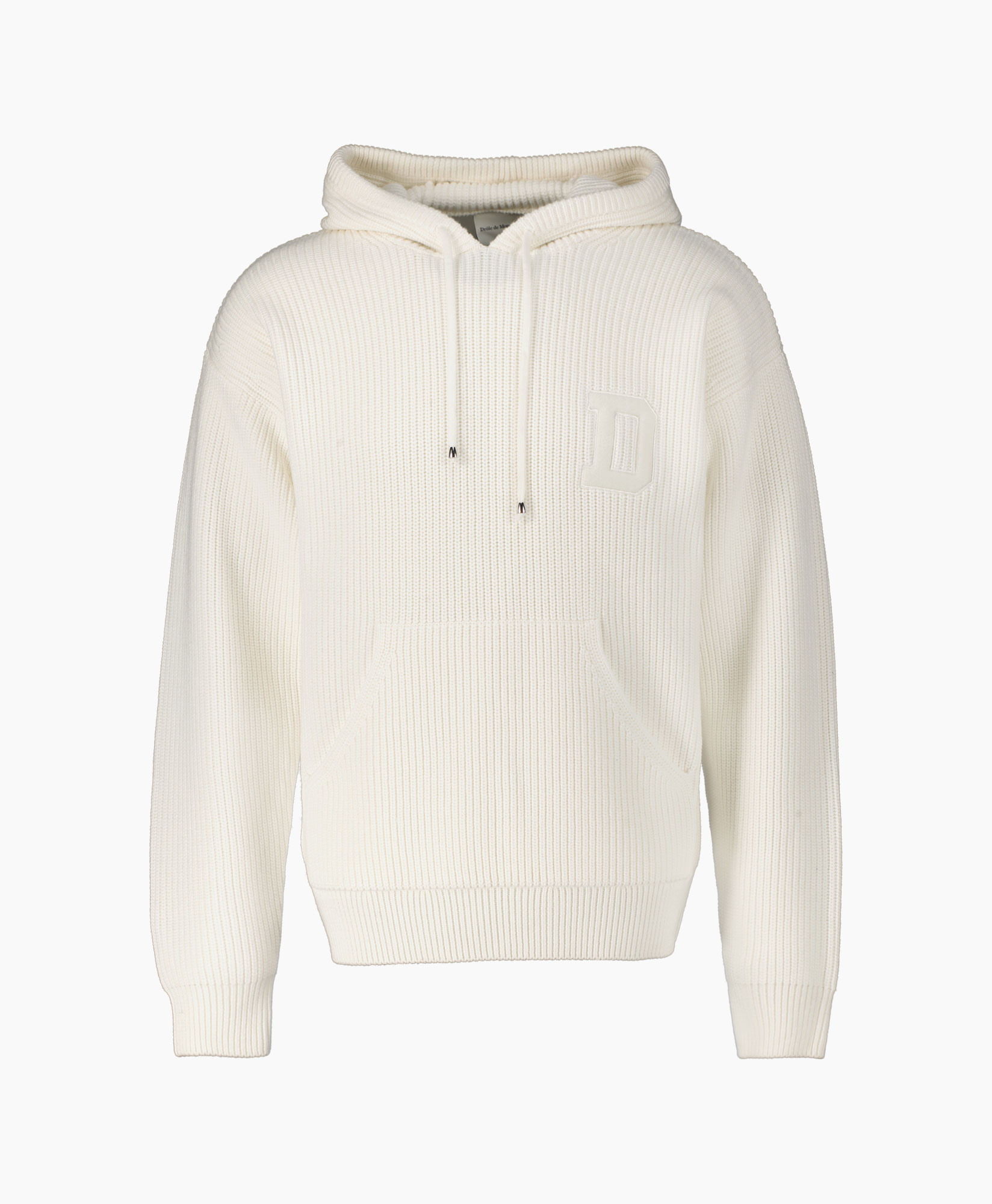 Drole De Monsieur Hoodie La Maille Capuche Beige