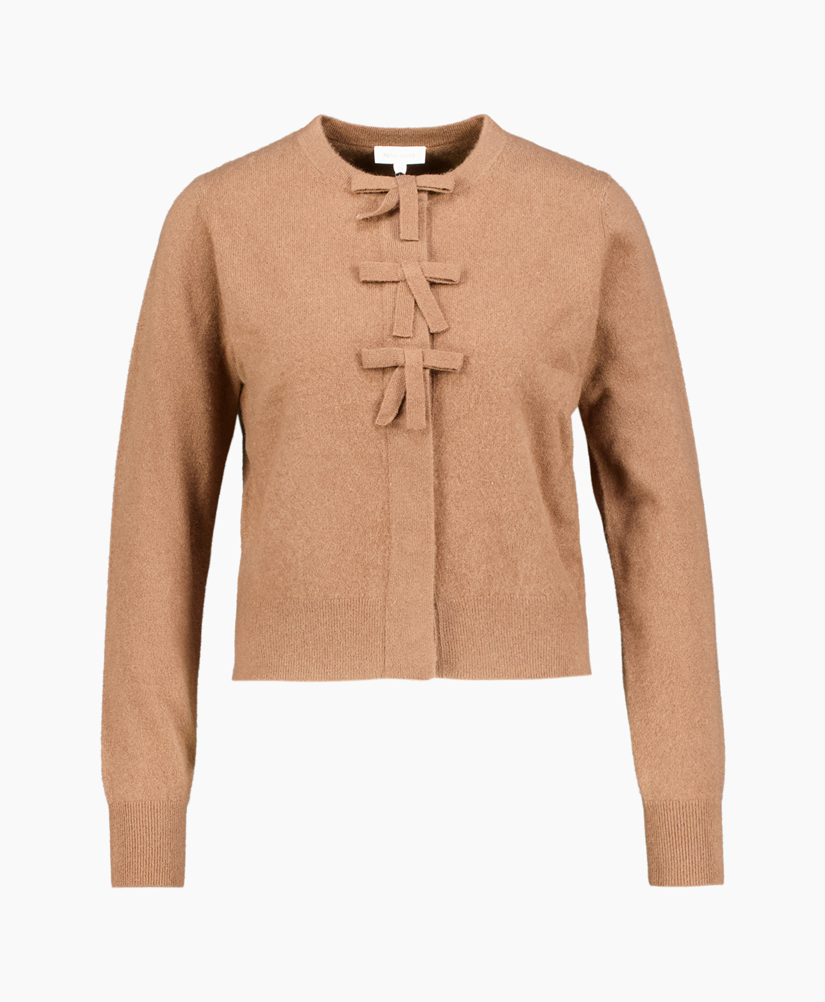 cardigan, breipull, bruin, vetersnoer, lange mouwen