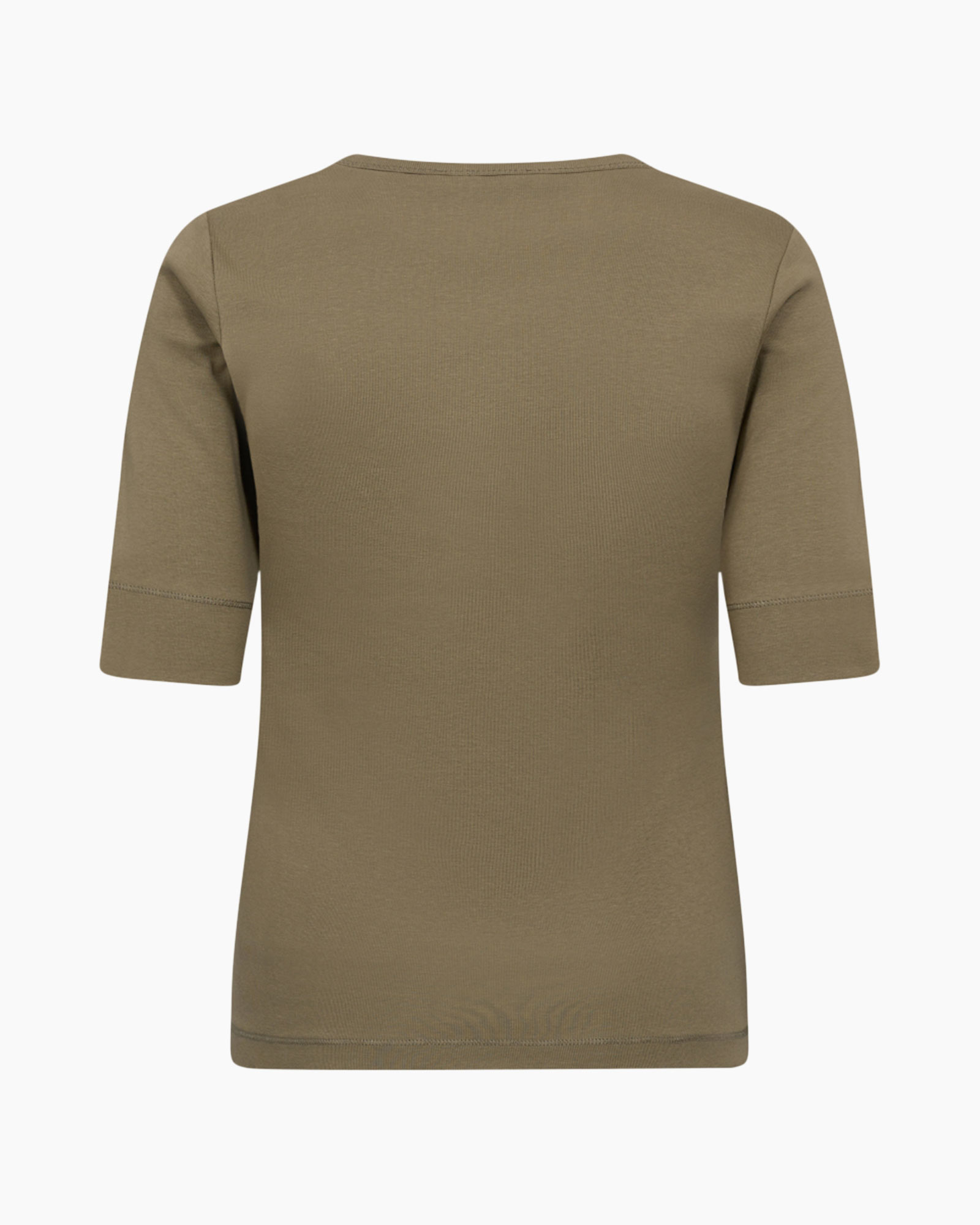 T-shirt Korte Mouw Granny Embroidery Groen