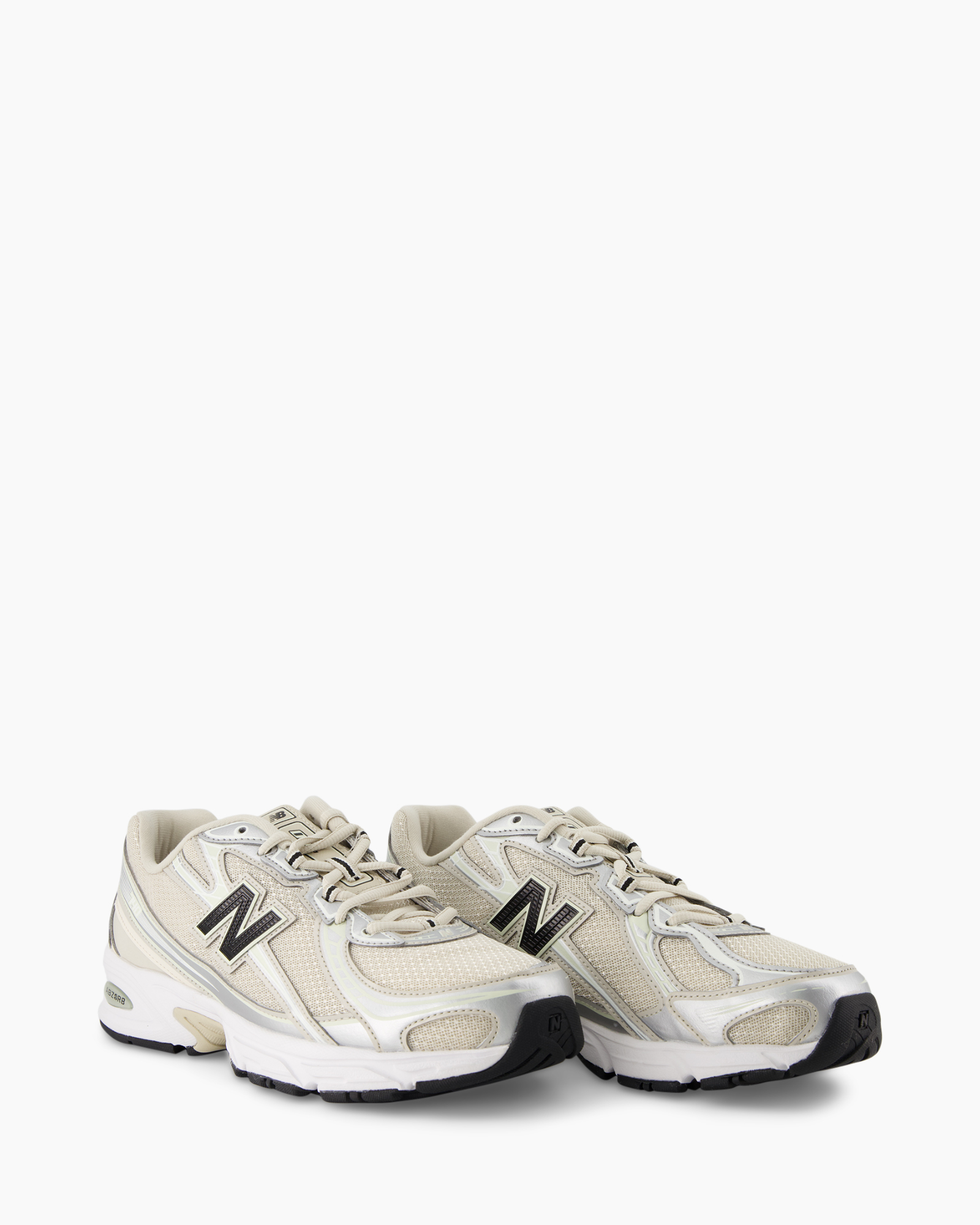sneaker, sportschoen, mesh, beige, wit