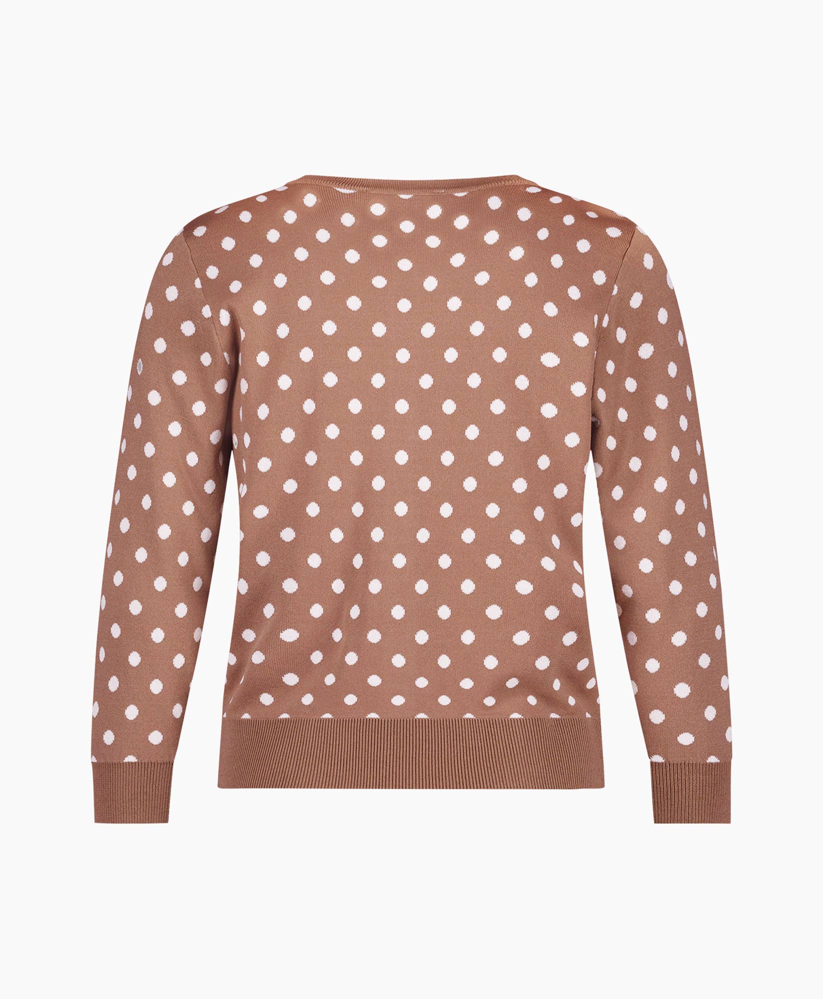 Vest Renate Dot Cardigan Bruin