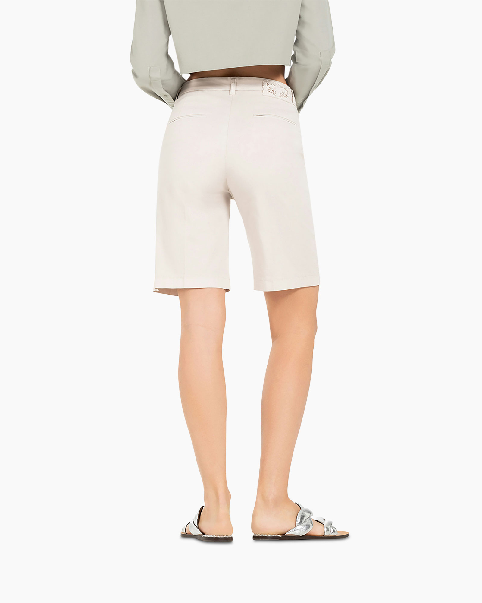 Pantalon Stella Bermuda Off White