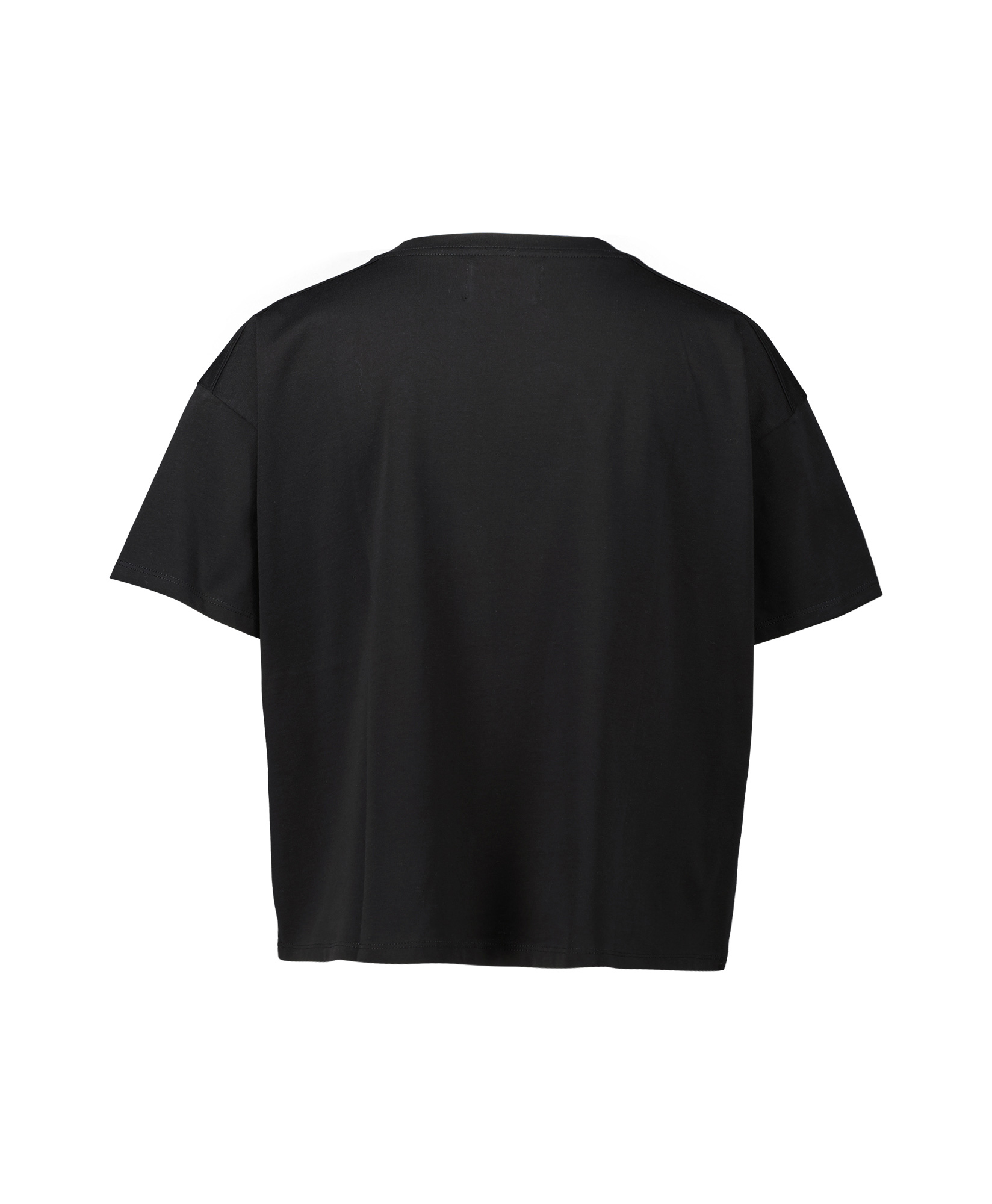 Loulou Studio Top & T-shirt T-shirt Col V Zwart