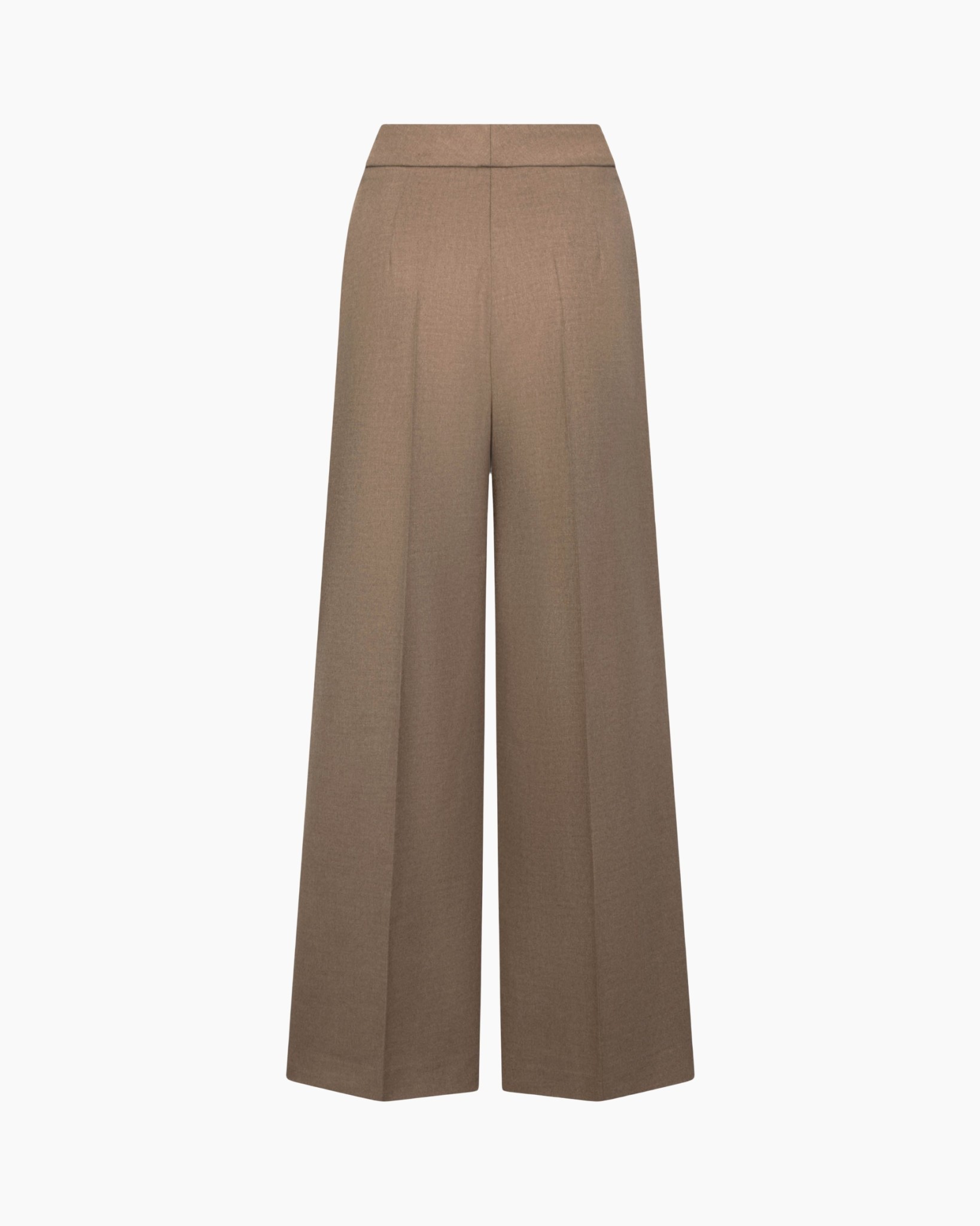 broek, broeken?, wijdelijn?, bruin, plooien?