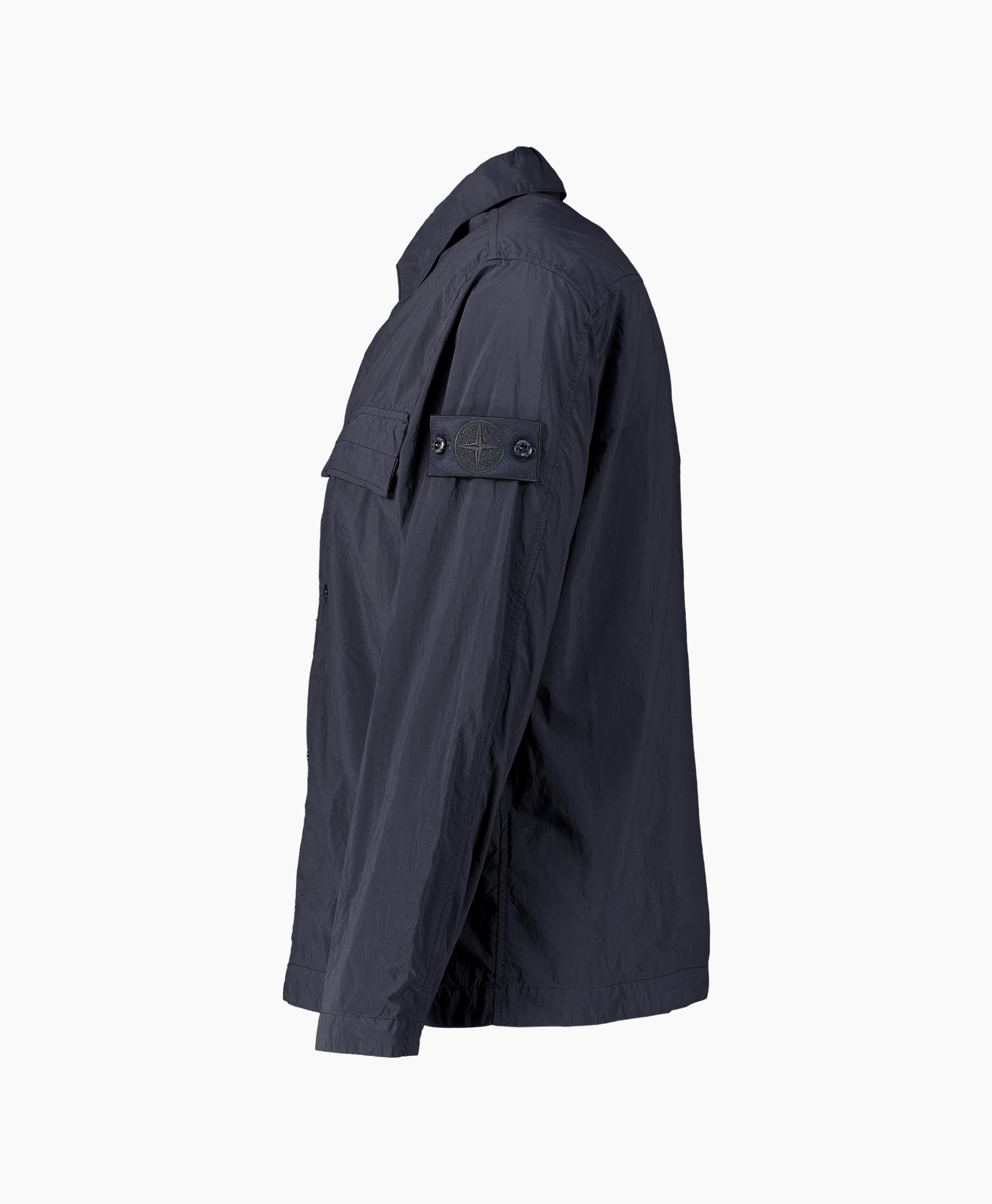 jas, windbreaker, marineblauw, armzak, cargo mouw
