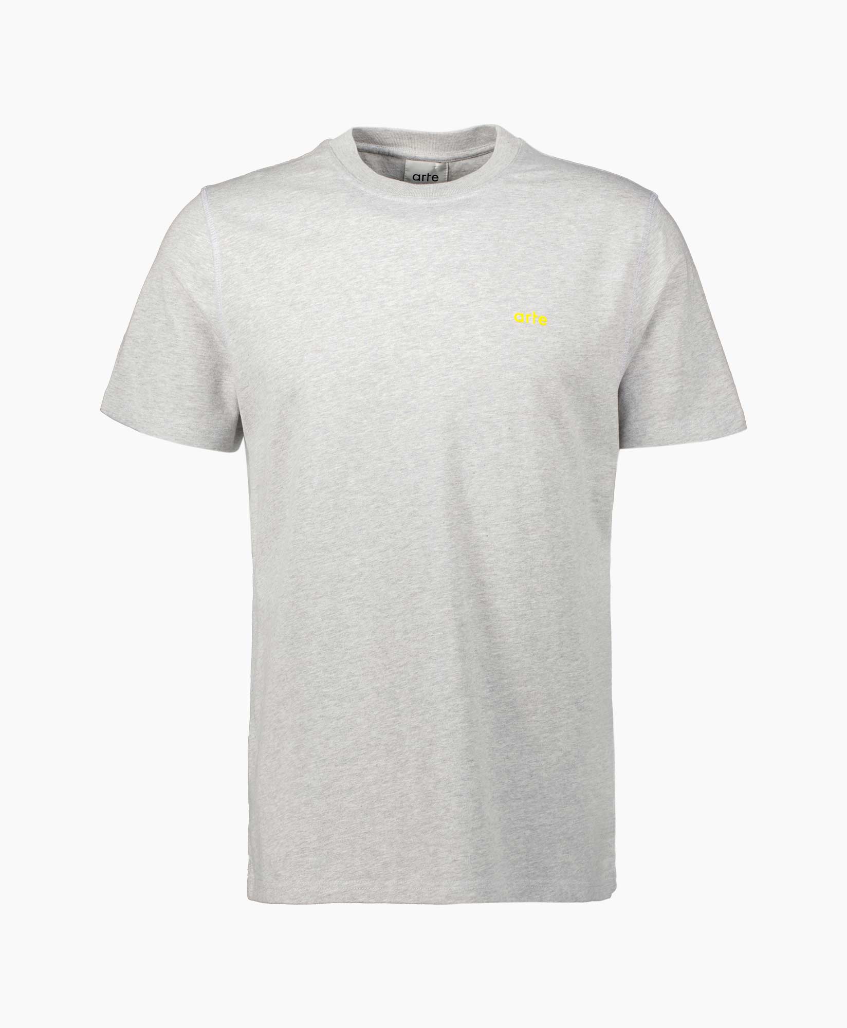 Arte Antwerp T-shirt Korte Mouw Back Print Grijs
