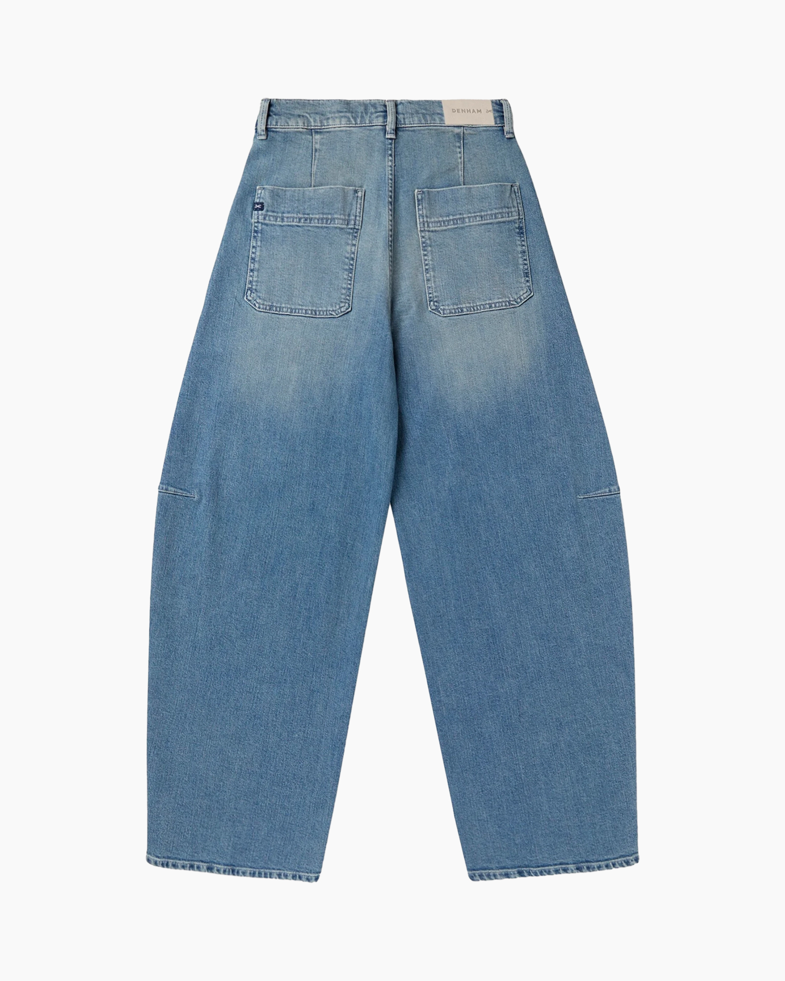 jeans, denim, wijdem, versleten, zak, denim, spijkerbroek, wijdereleg, lichtwas, zakdetail