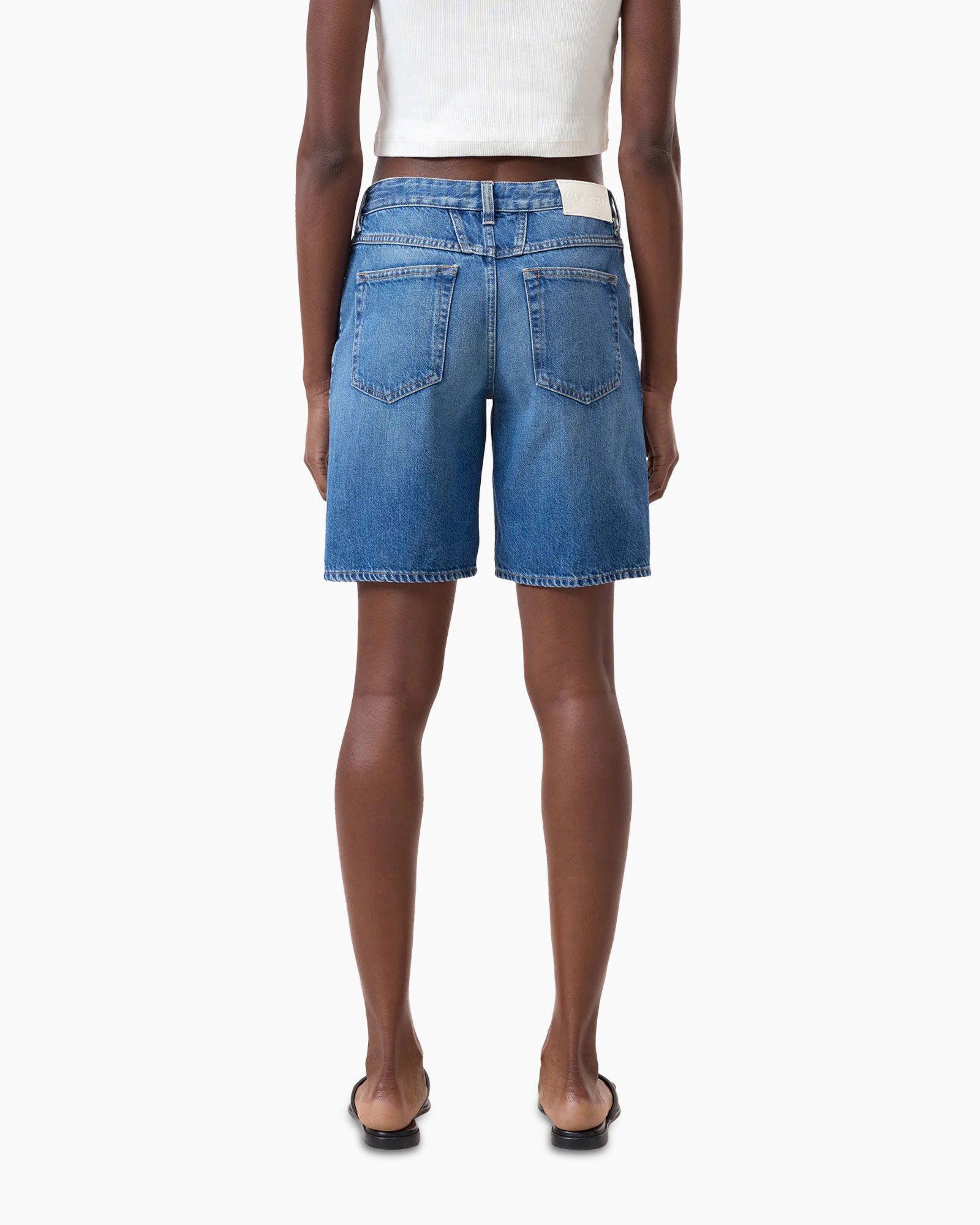 Korte Broek Jinnie midden blauw